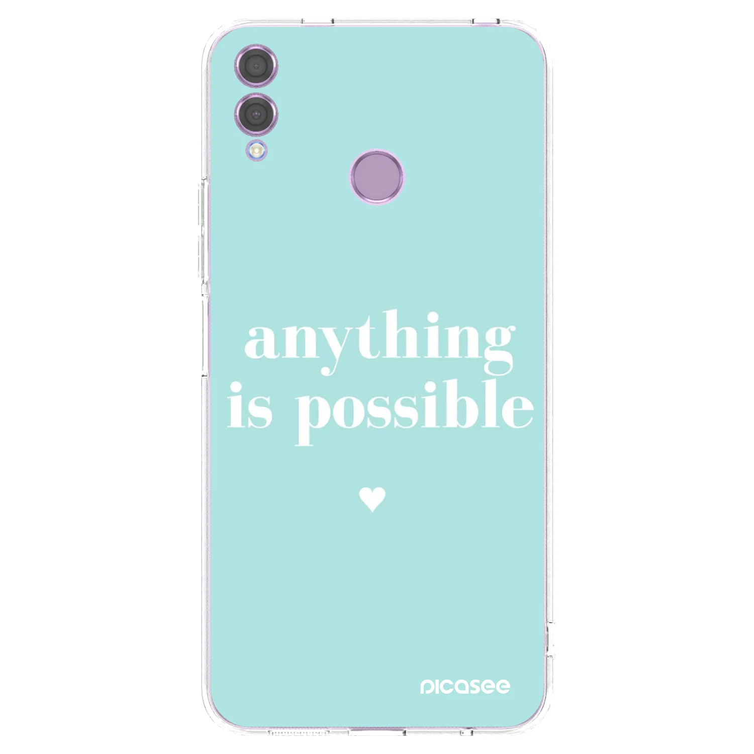 Silikónový prehľadný obal pre Honor 8X - Anything is possible