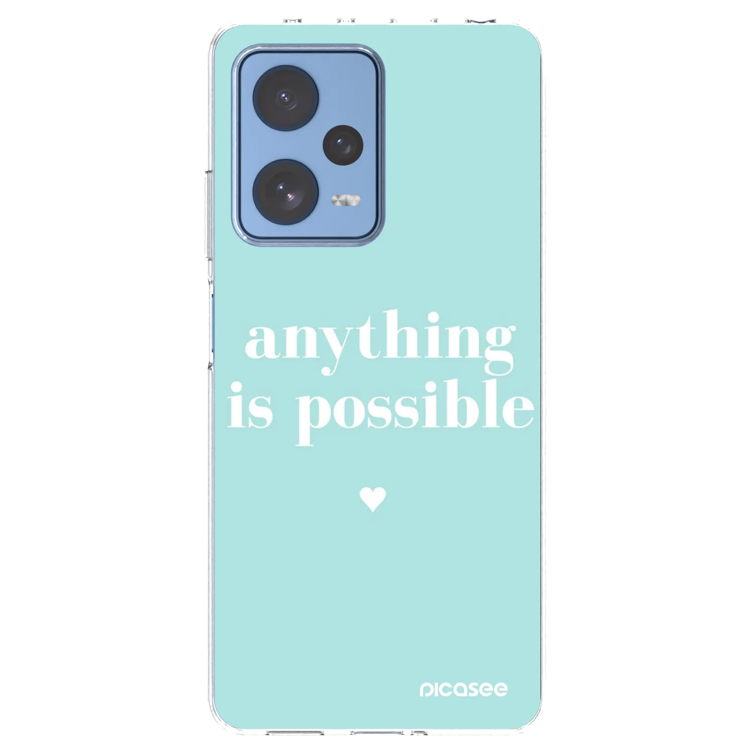 Picasee silikónový prehľadný obal pre Xiaomi Redmi Note 12 Pro 5G - Anything is possible