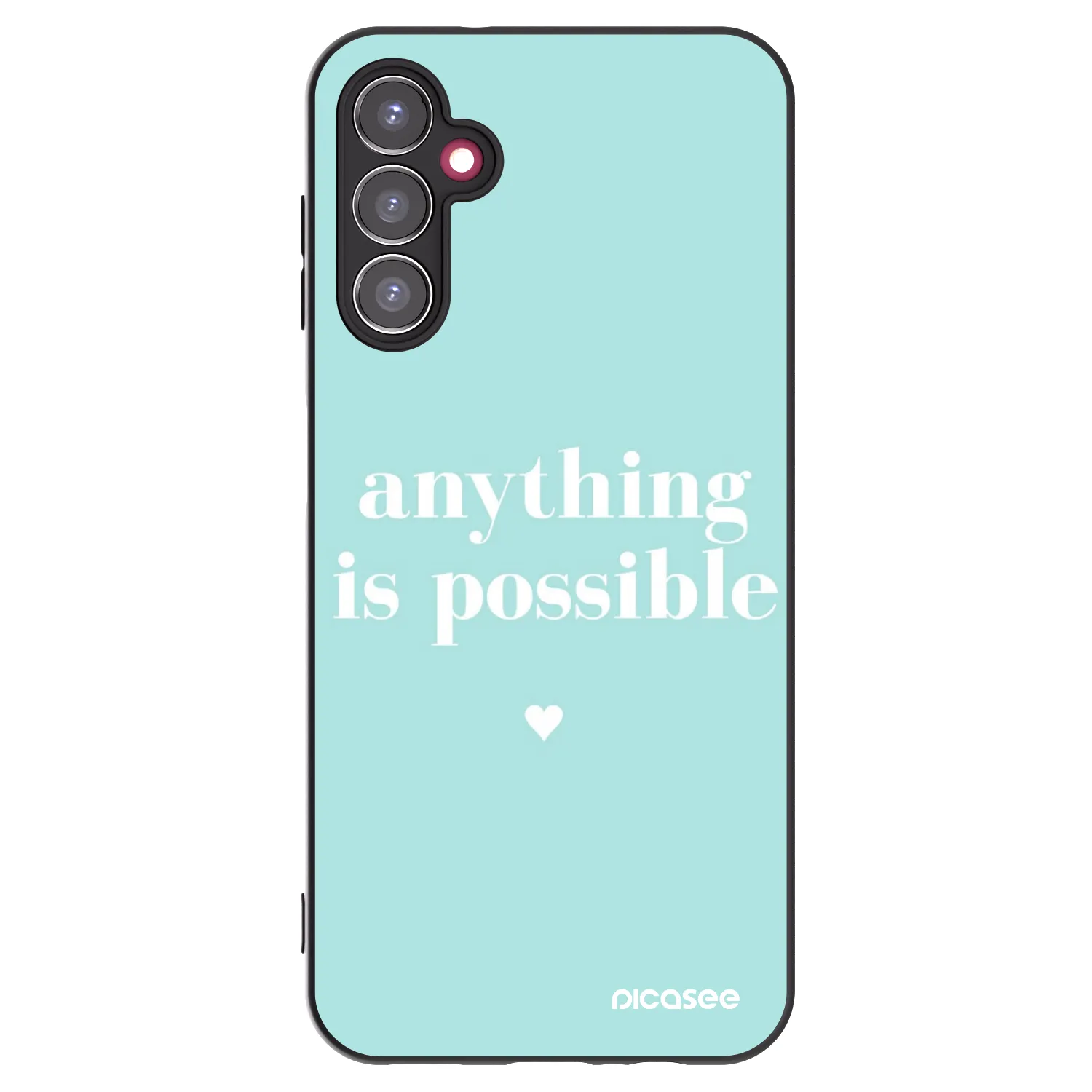 Picasee silikónový čierny obal pre Samsung Galaxy A14 5G A146P - Anything is possible