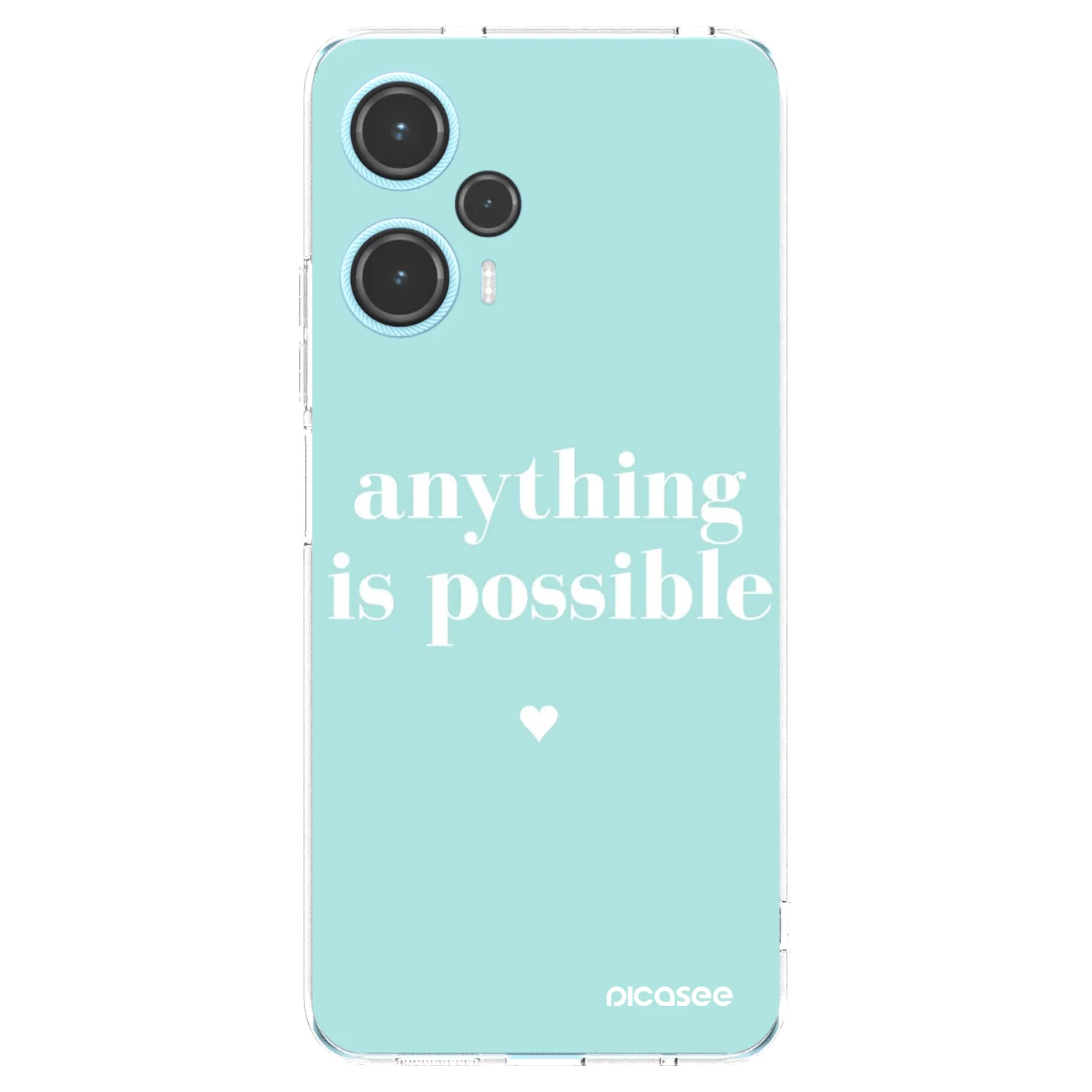 Silikónový prehľadný obal pre Xiaomi Poco F5 - Anything is possible