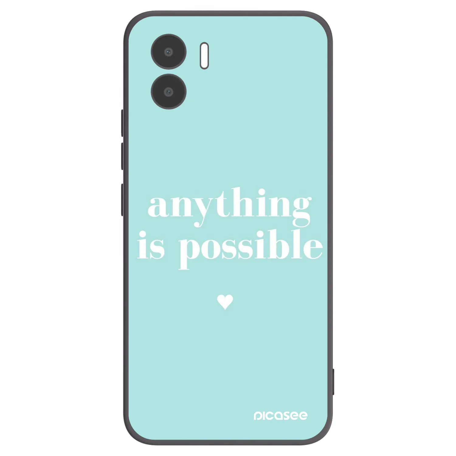 Picasee silikónový čierny obal pre Xiaomi Redmi A2 - Anything is possible