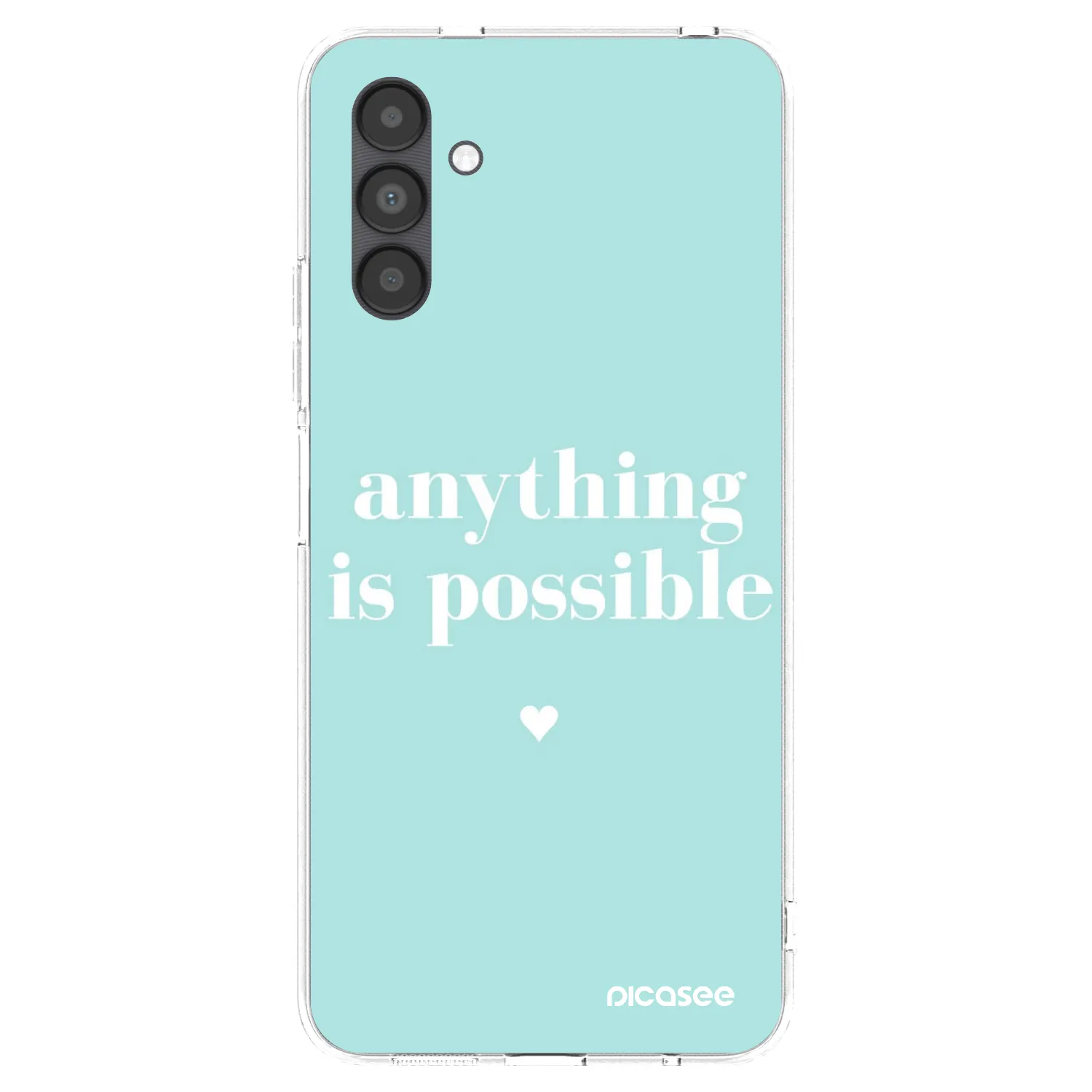 Picasee silikónový prehľadný obal pre Samsung Galaxy A04s A047F - Anything is possible