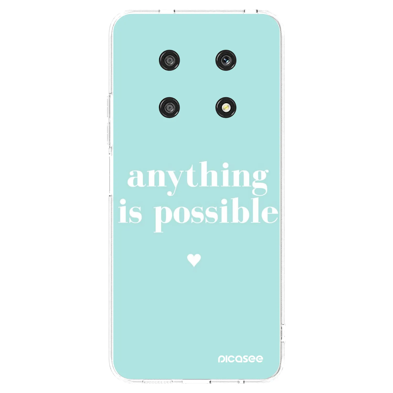 Picasee silikónový prehľadný obal pre Honor Magic4 Lite 5G - Anything is possible