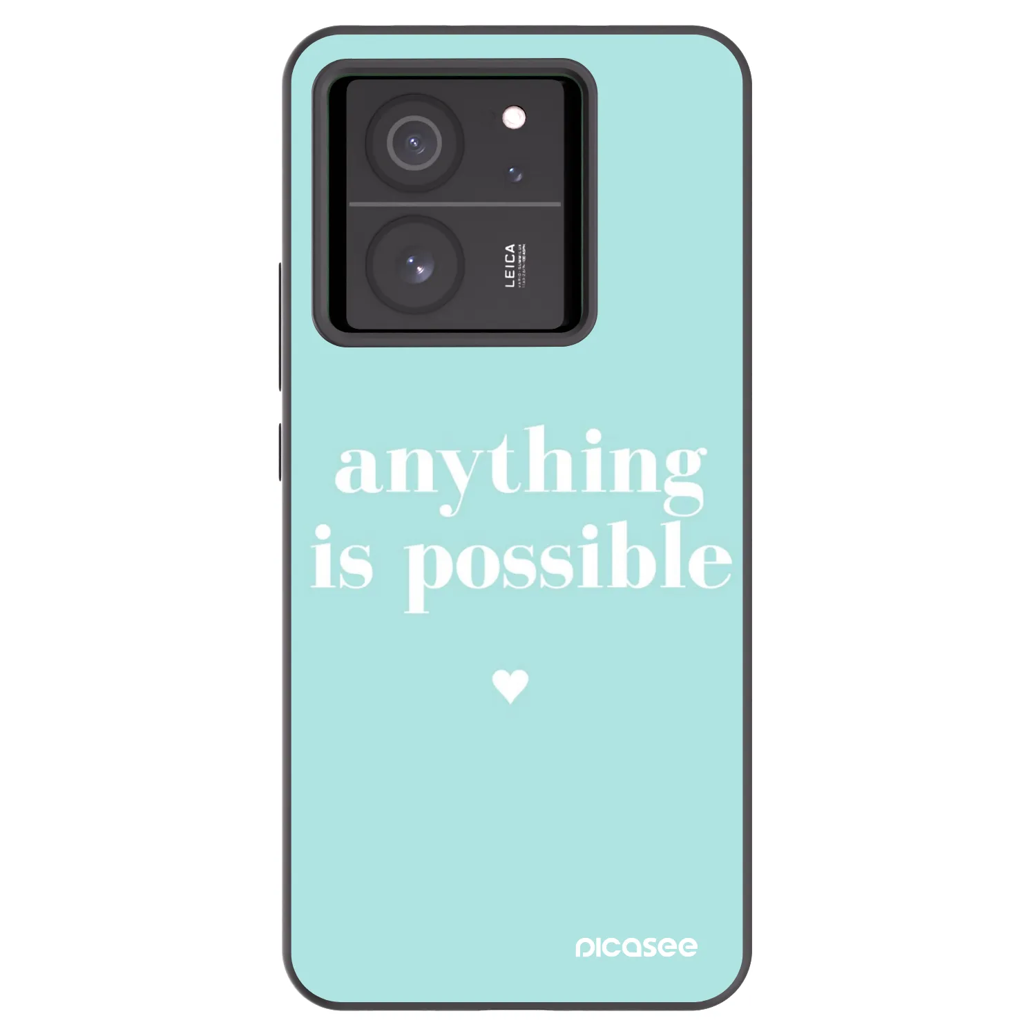 Silikónový čierny obal pre Xiaomi 13T - Anything is possible