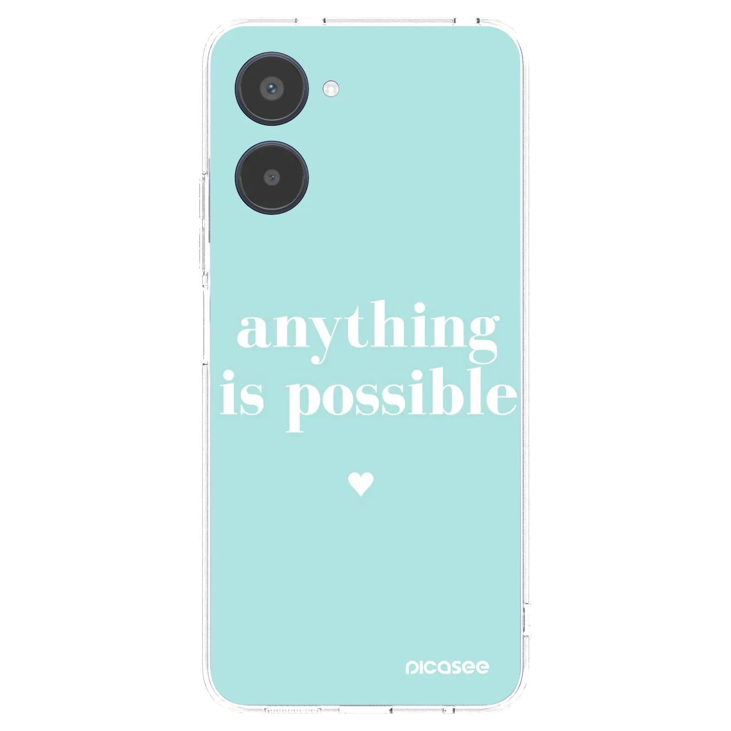 Picasee silikónový prehľadný obal pre Realme 10 4G - Anything is possible