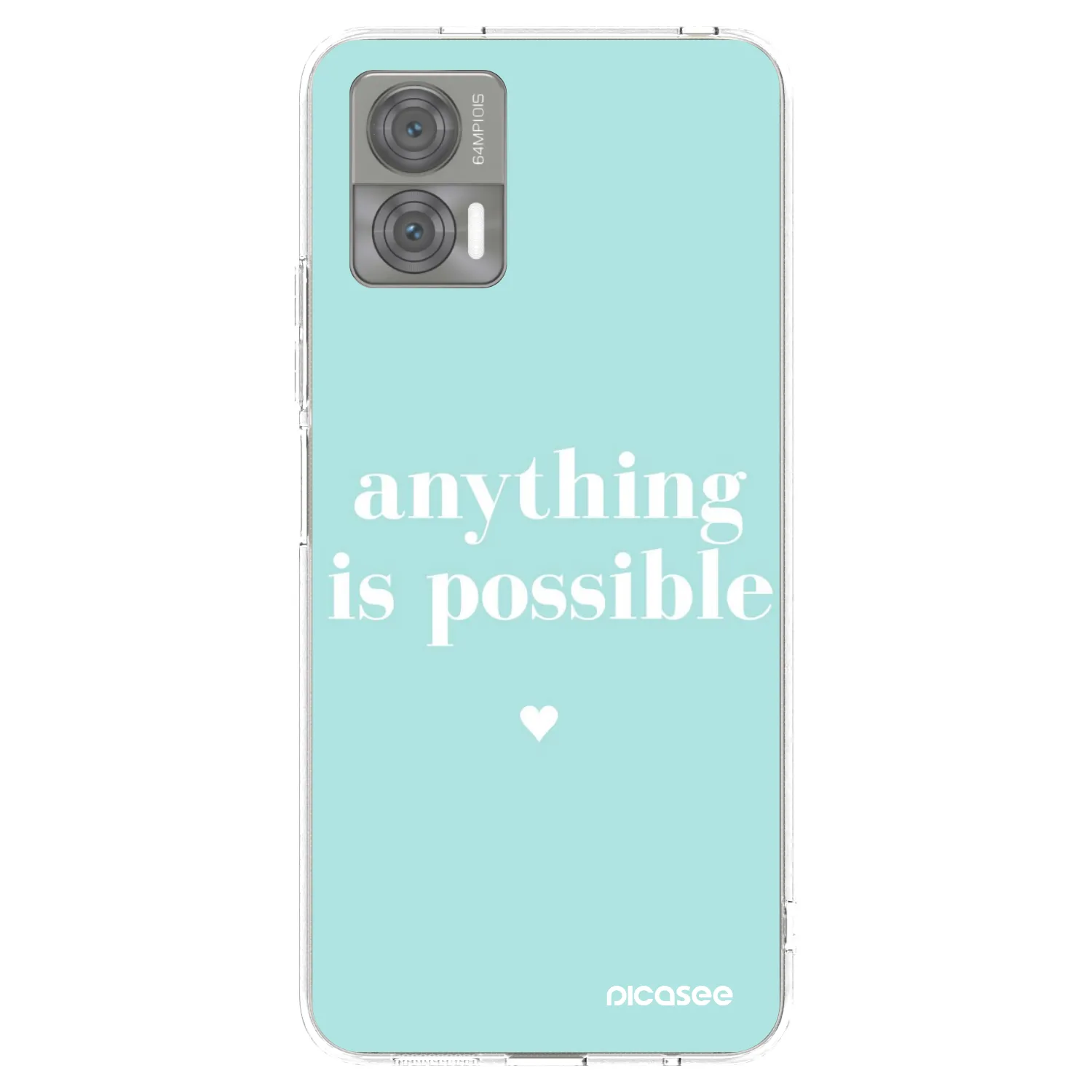 Silikónový prehľadný obal pre Motorola Edge 30 Neo - Anything is possible