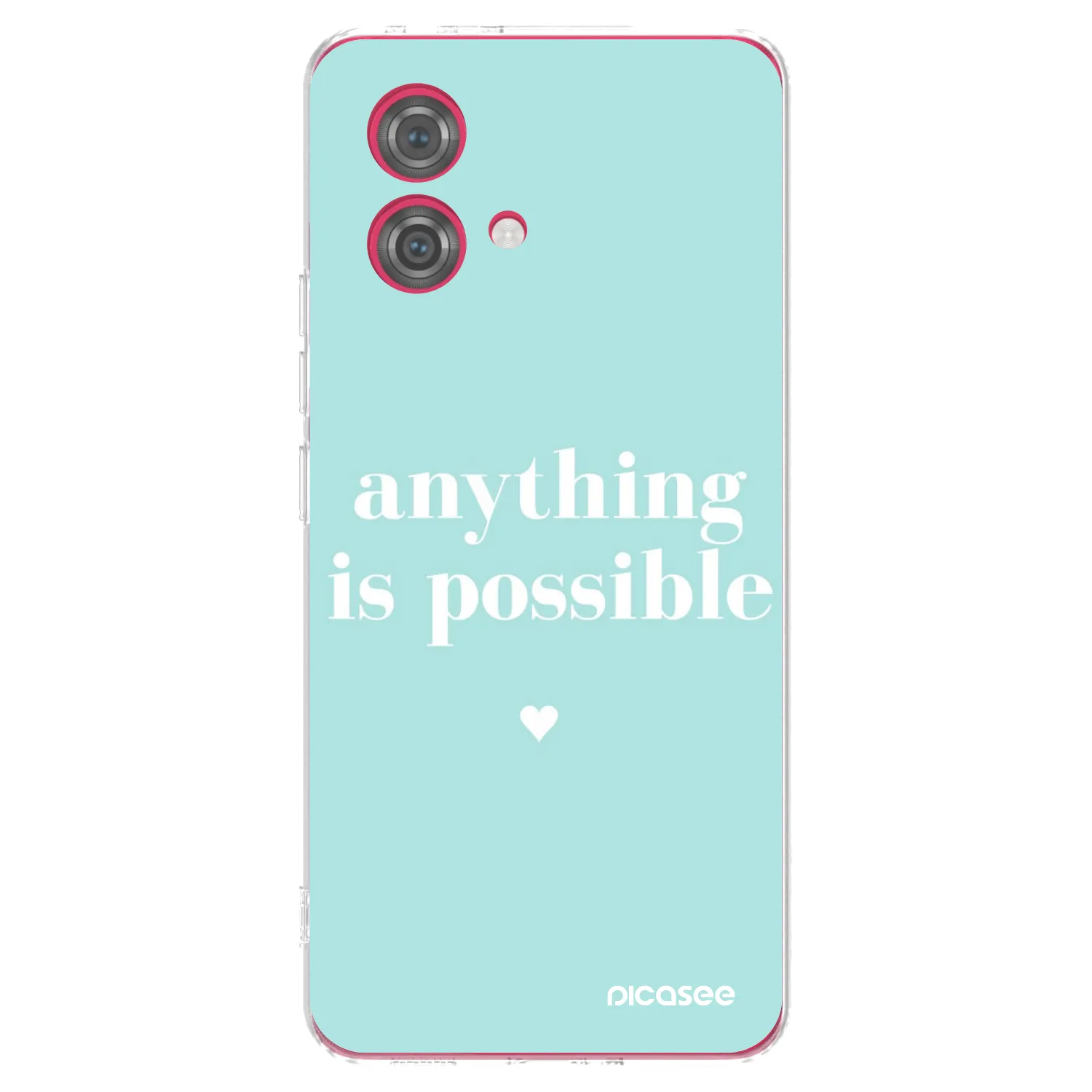 Silikónový prehľadný obal pre Motorola Moto G84 5G - Anything is possible