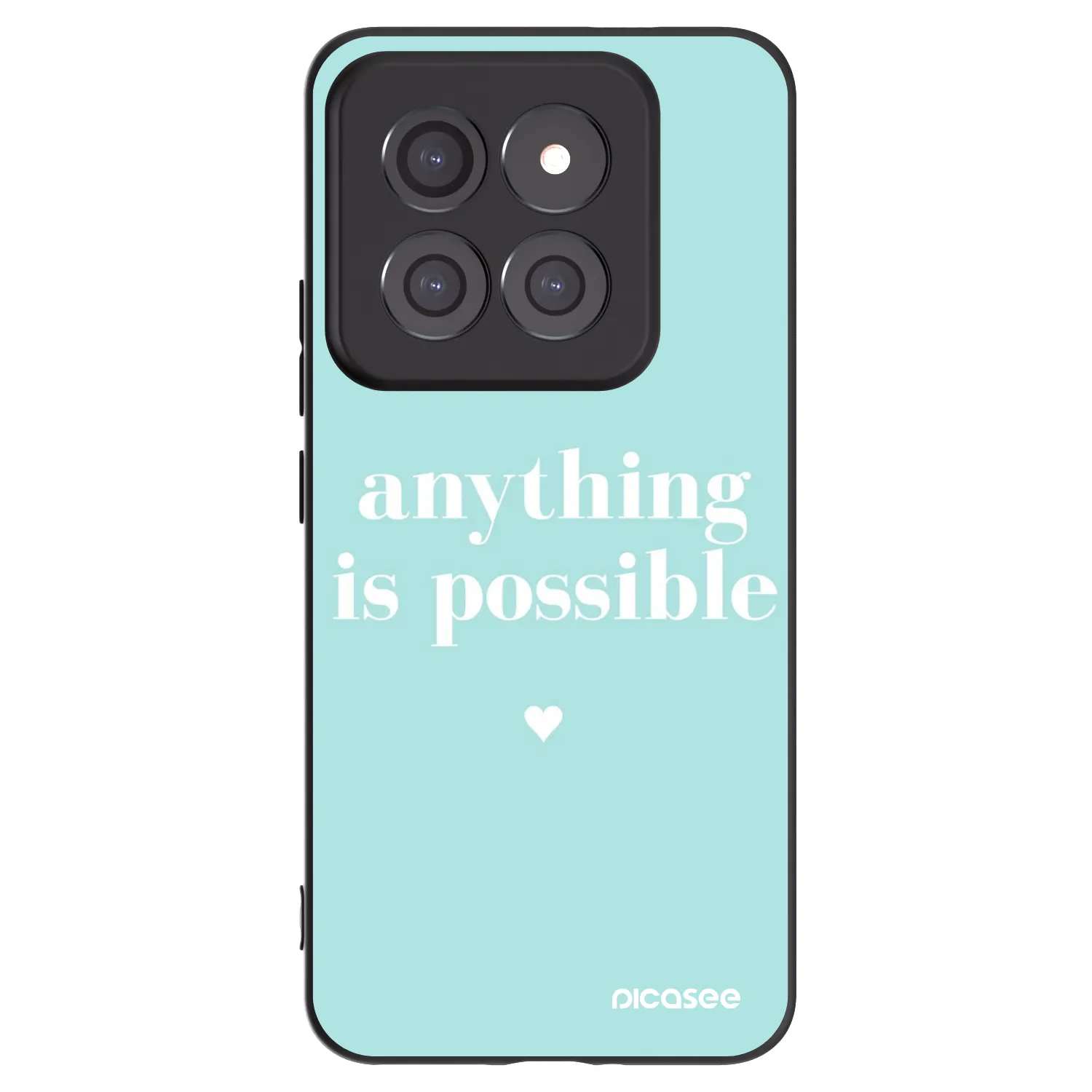 Picasee silikónový čierny obal pre Xiaomi 14 Pro - Anything is possible
