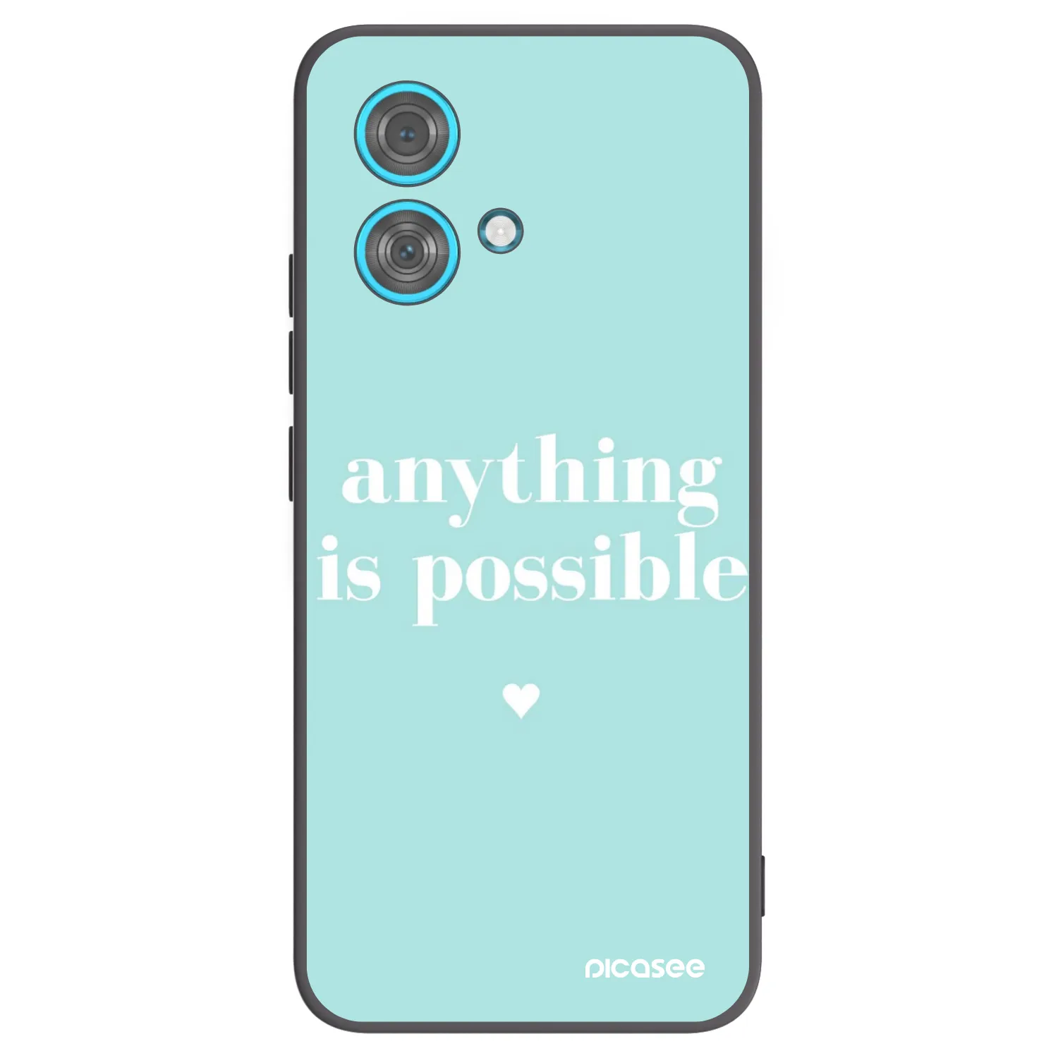 Silikónový čierny obal pre Motorola Edge 40 Neo - Anything is possible