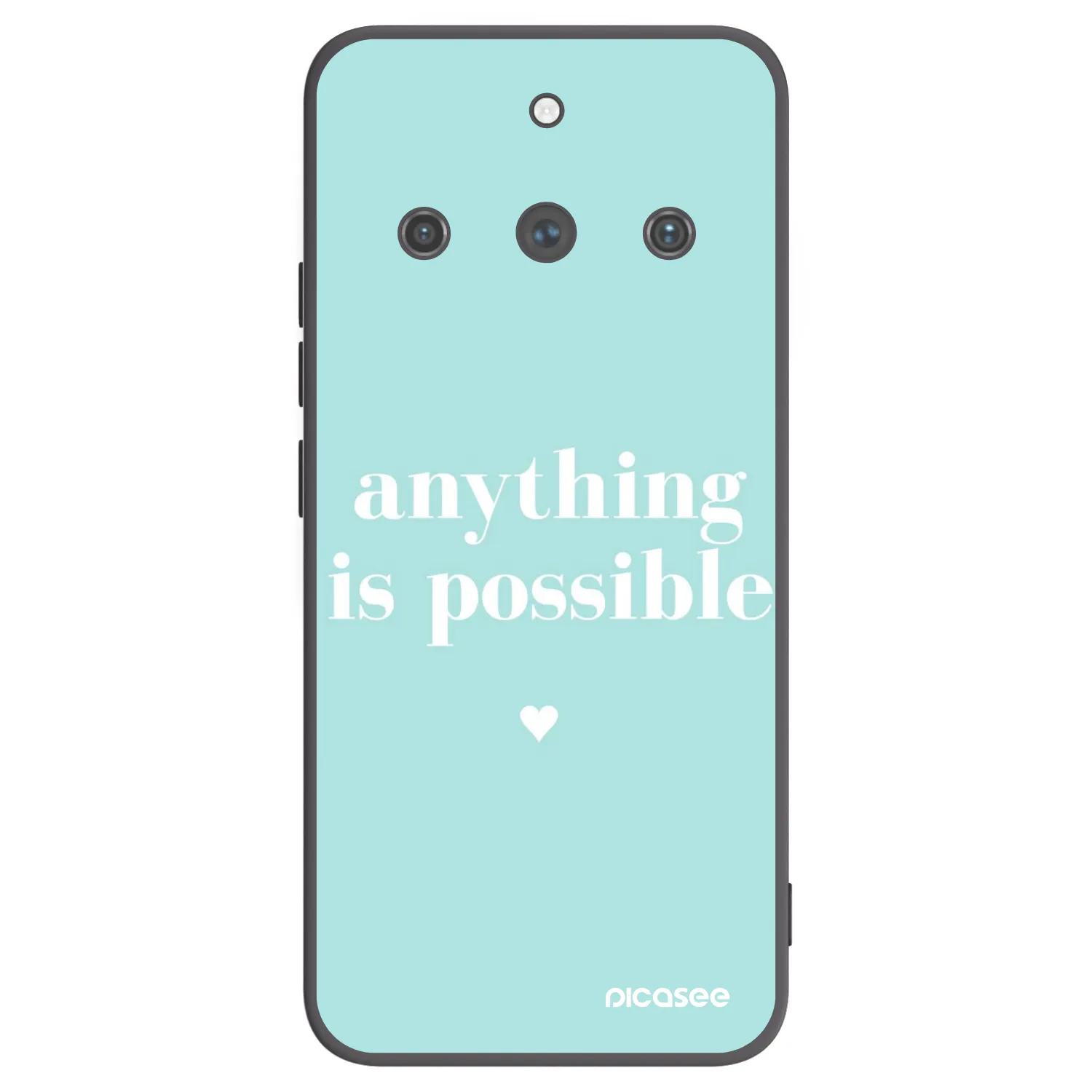 Picasee silikónový čierny obal pre Realme 11 Pro+ - Anything is possible