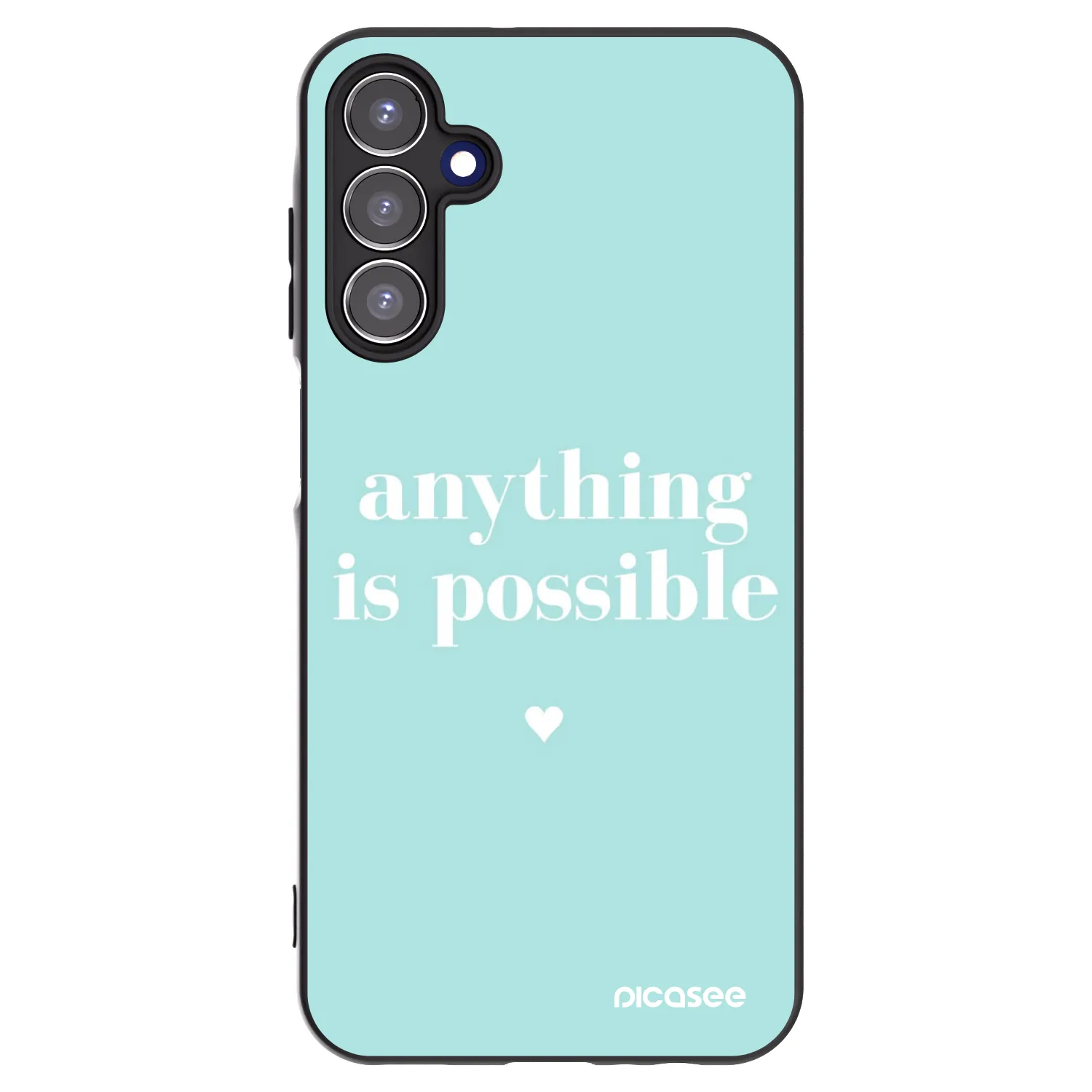 Picasee silikónový čierny obal pre Samsung Galaxy A15 A156B 5G - Anything is possible