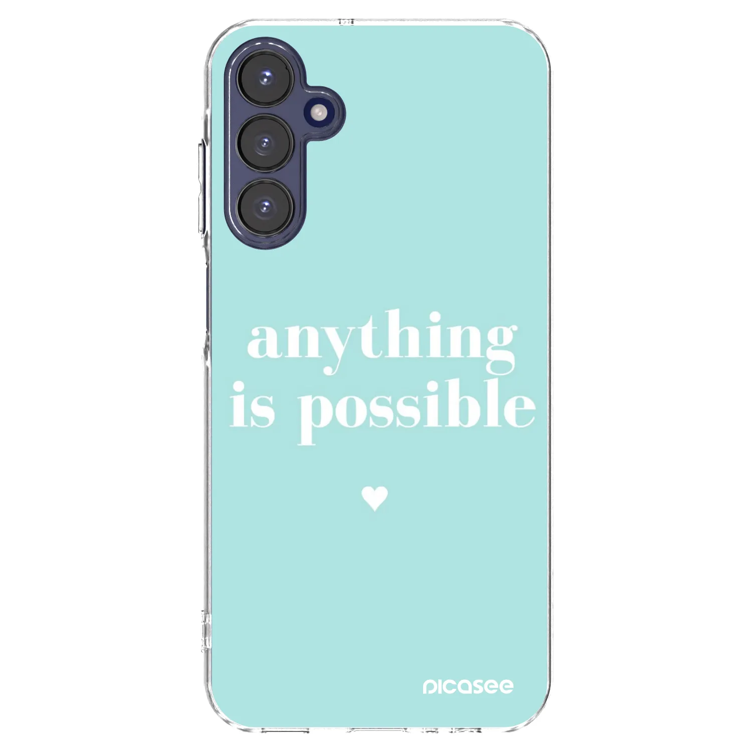 Picasee silikónový prehľadný obal pre Samsung Galaxy A15 A155F 4G - Anything is possible