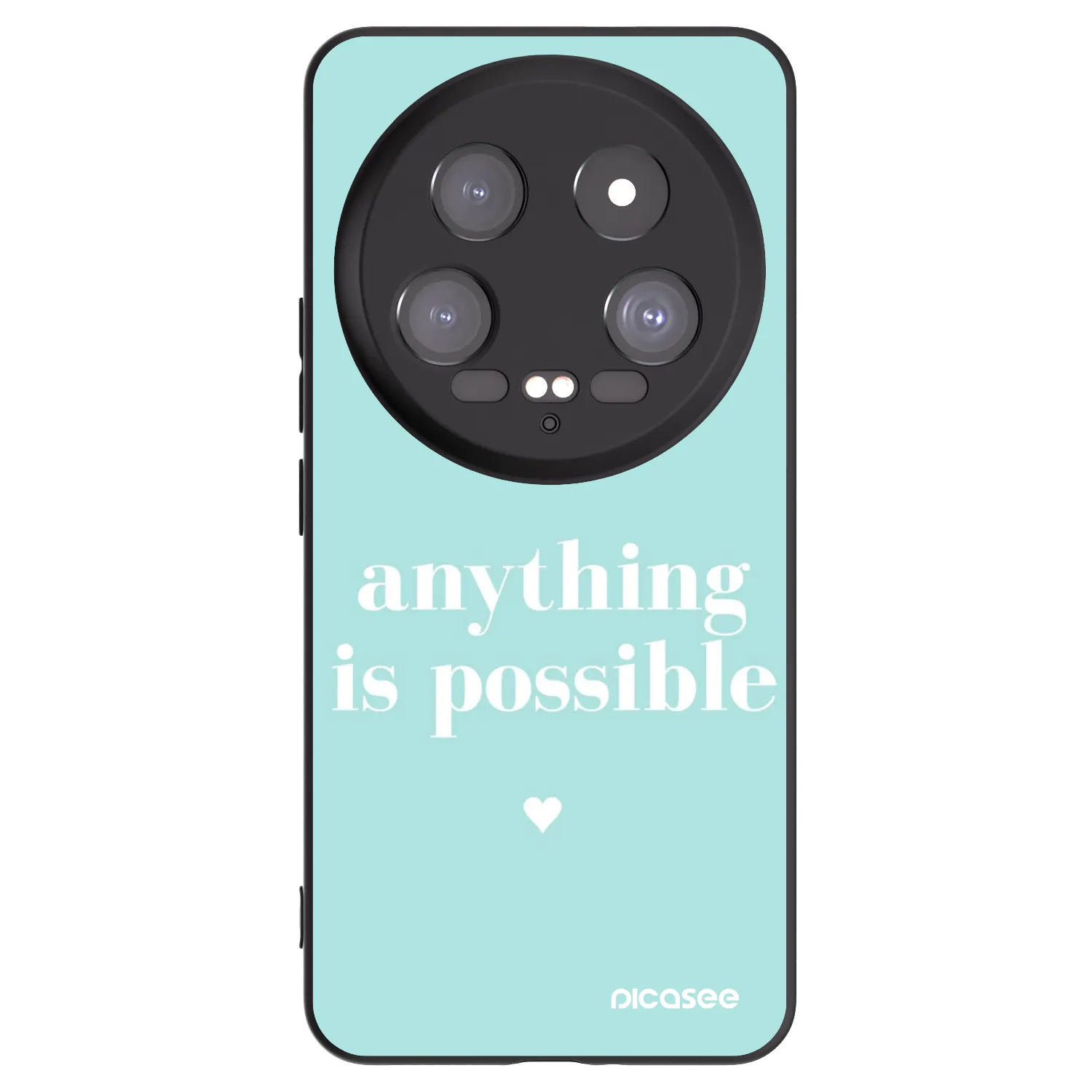 Silikónový čierny obal pre Xiaomi 14 Ultra - Anything is possible