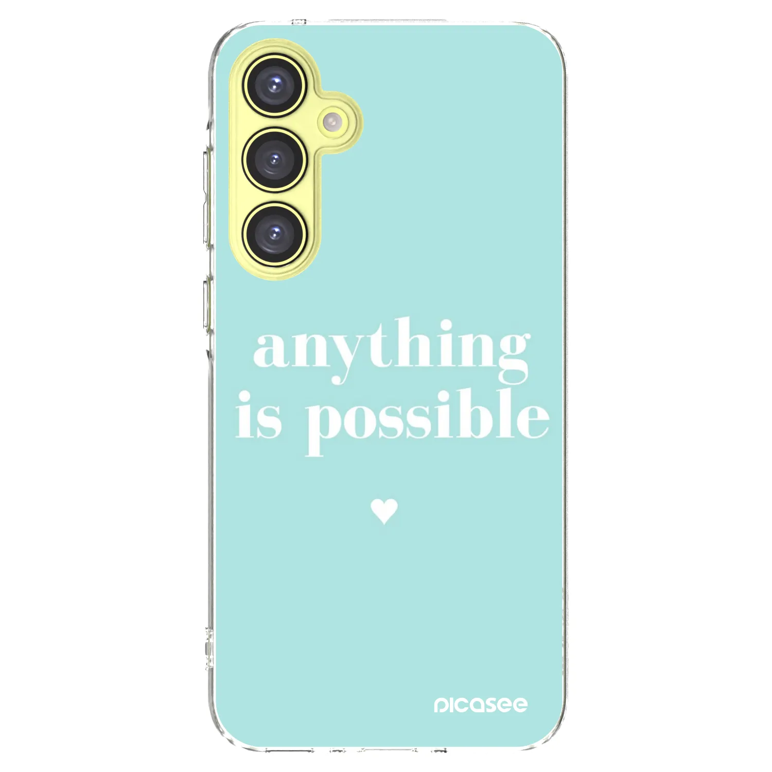 Picasee silikónový prehľadný obal pre Samsung Galaxy A35 5G A356B - Anything is possible