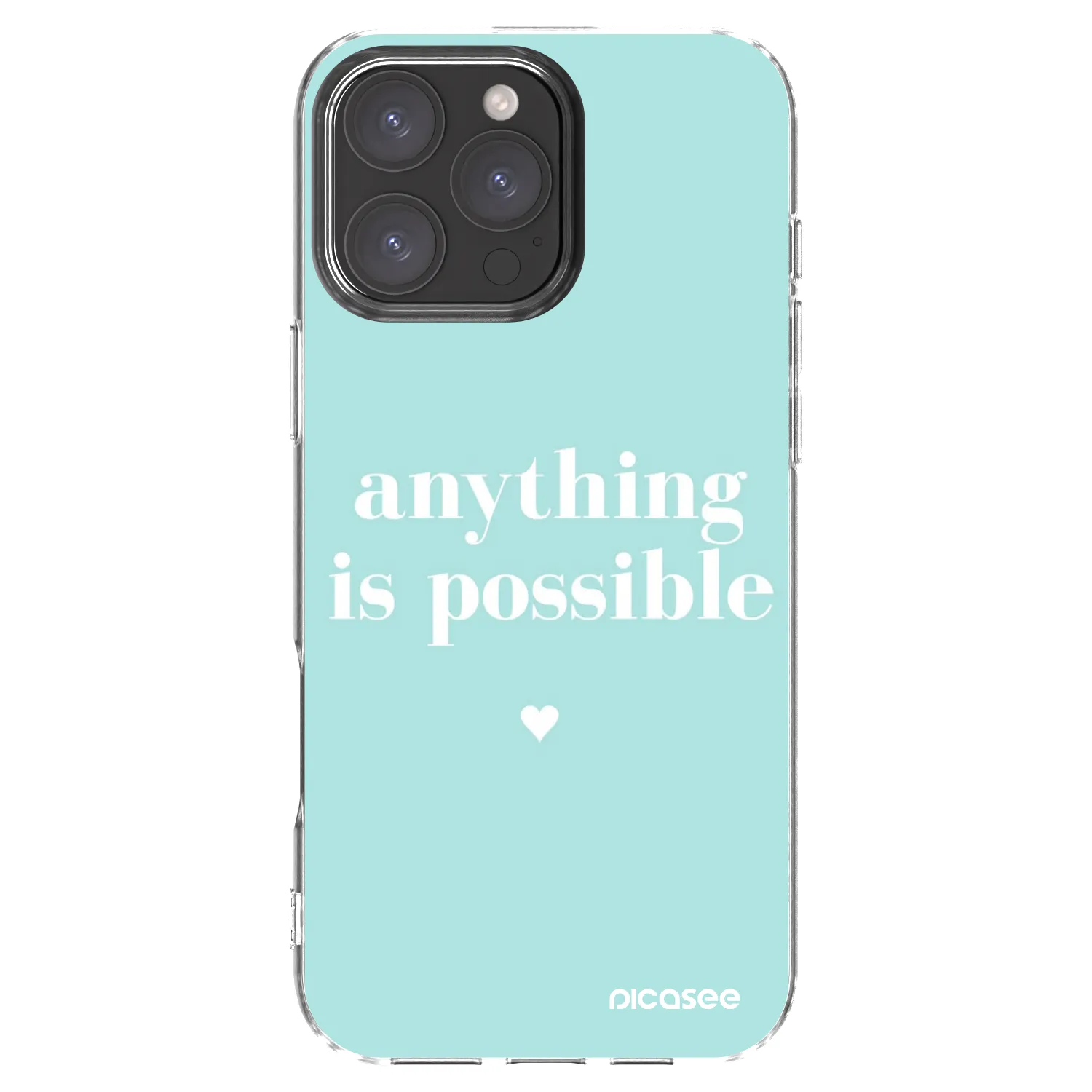 Silikónový prehľadný obal pre Apple iPhone 16 Pro Max - Anything is possible