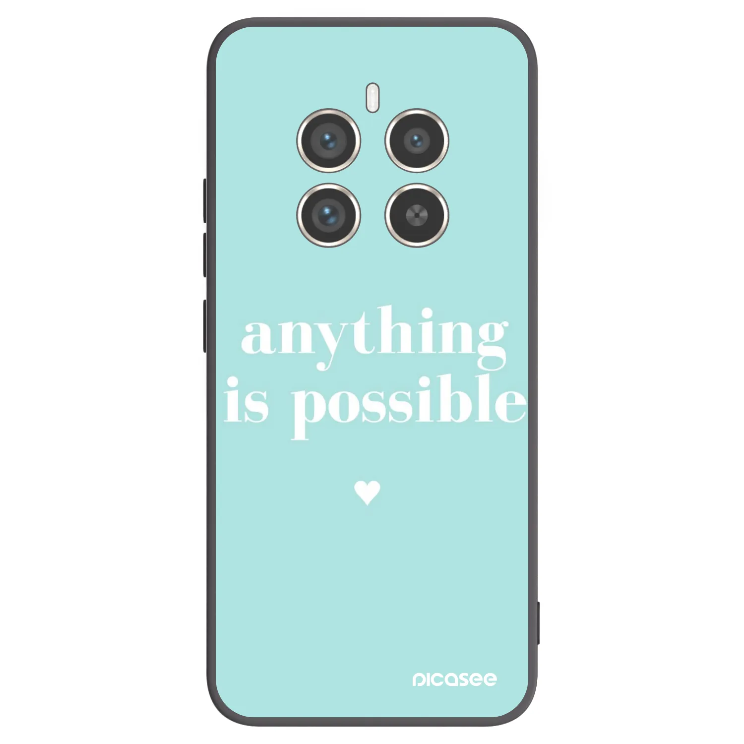 Picasee silikónový čierny obal pre Realme 12 Pro 5G - Anything is possible