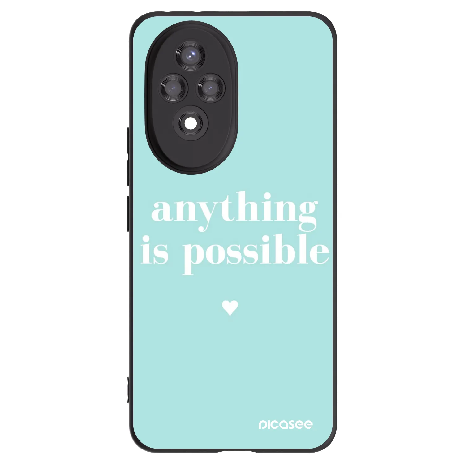 Picasee silikónový čierny obal pre Honor 200 Pro 5G - Anything is possible