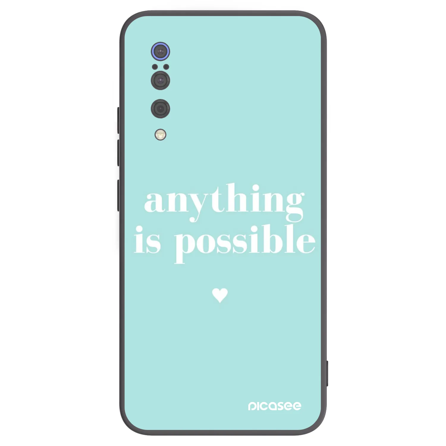 Picasee silikónový čierny obal pre Xiaomi Mi 9 - Anything is possible