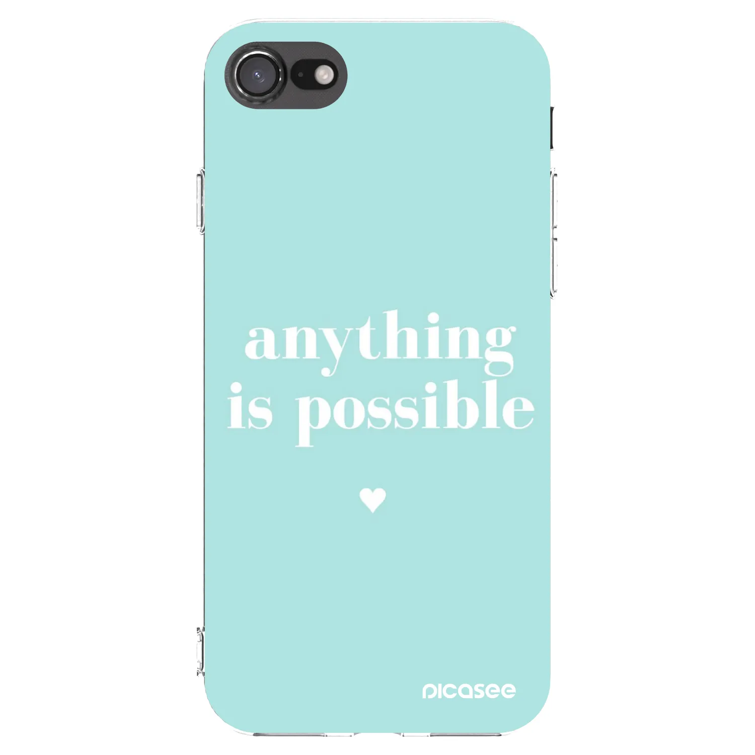 Picasee silikónový prehľadný obal pre Apple iPhone 7 - Anything is possible