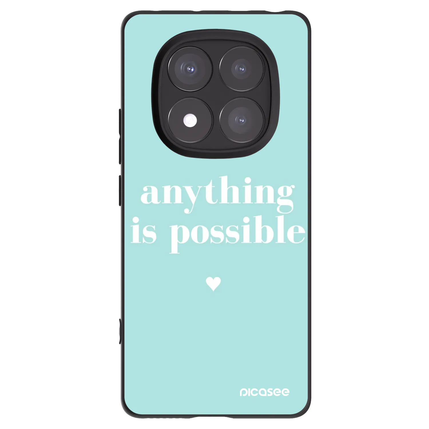 Silikónový čierny obal pre Xiaomi Redmi Note 14 Pro+ 5G - Anything is possible