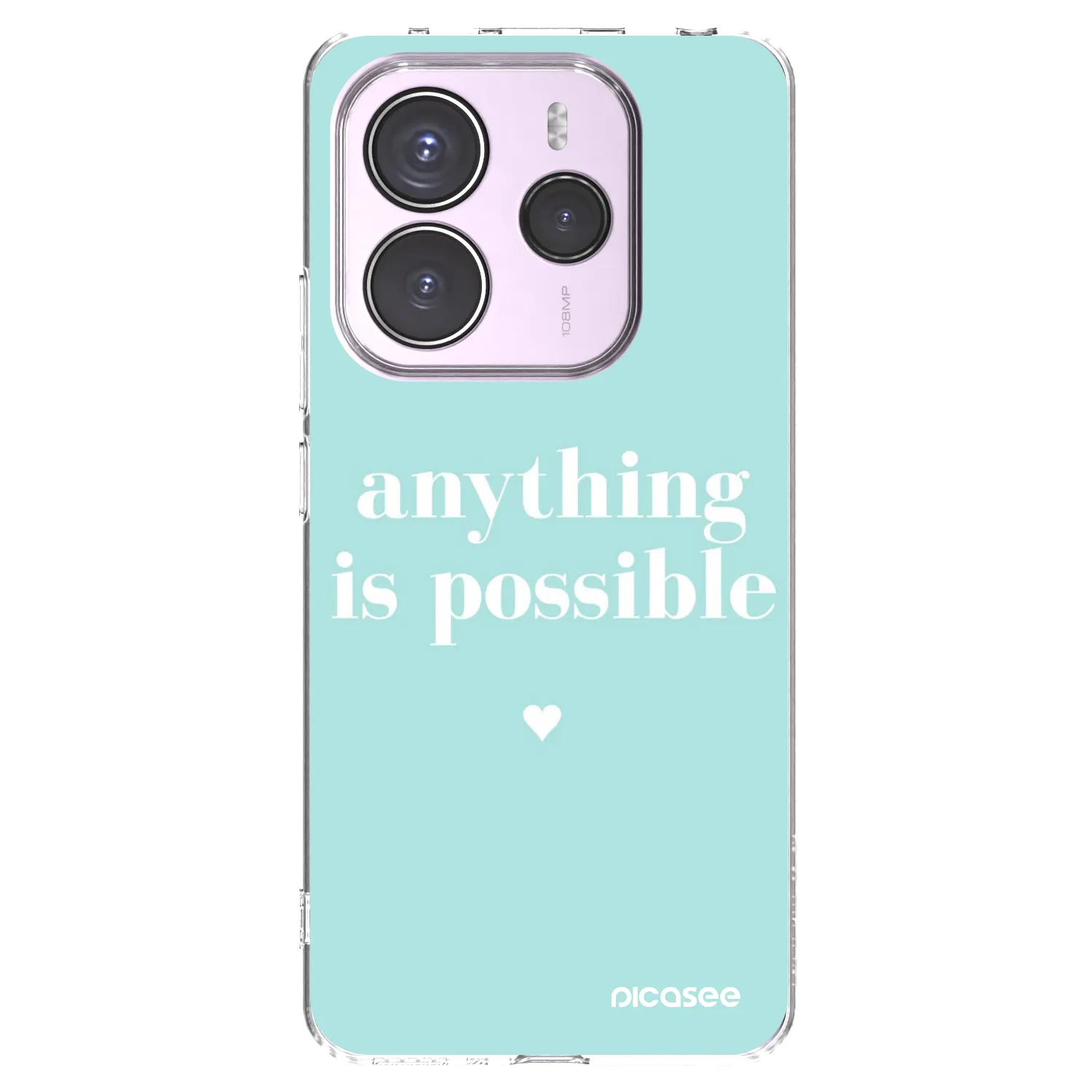 Silikónový prehľadný obal pre Xiaomi Redmi Note 14 5G - Anything is possible