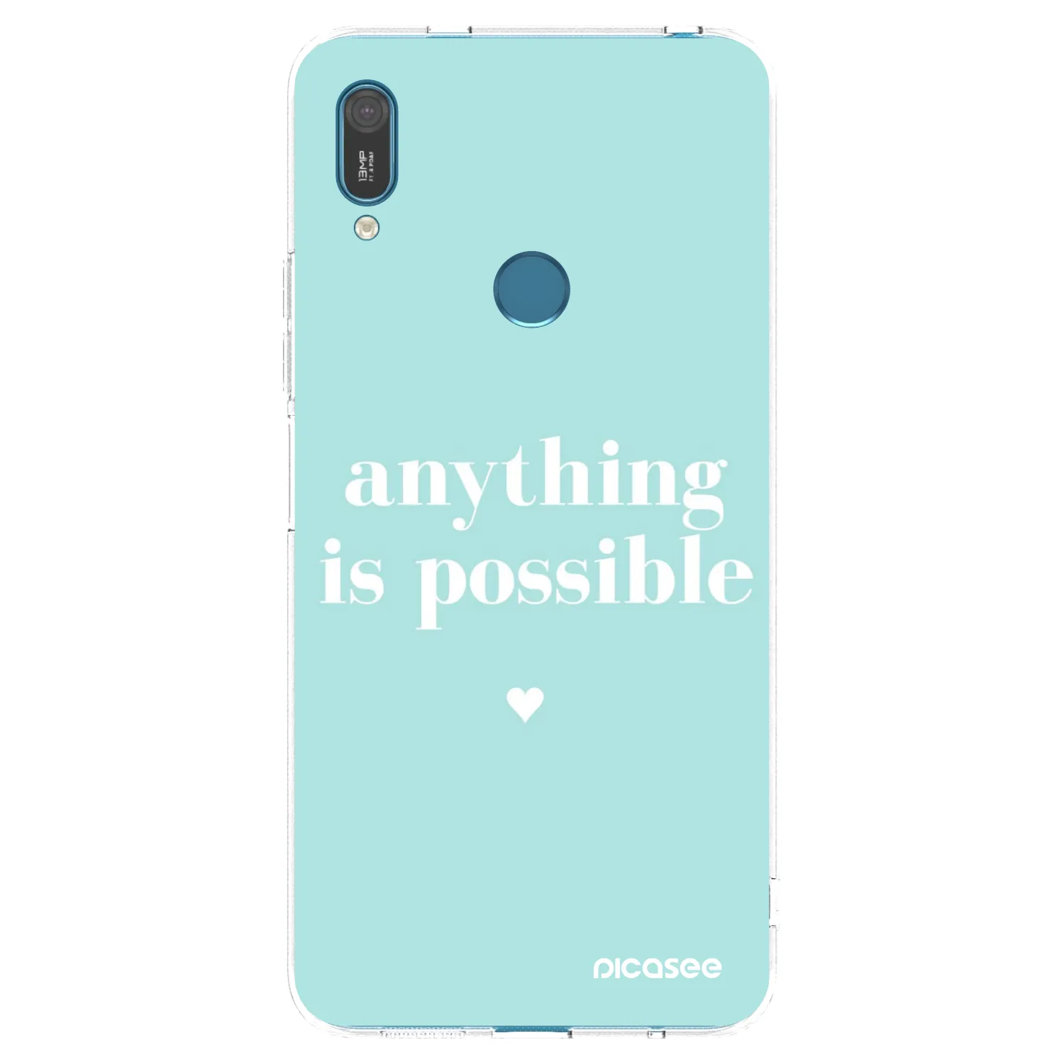 Silikónový prehľadný obal pre Huawei Y7 2019 - Anything is possible