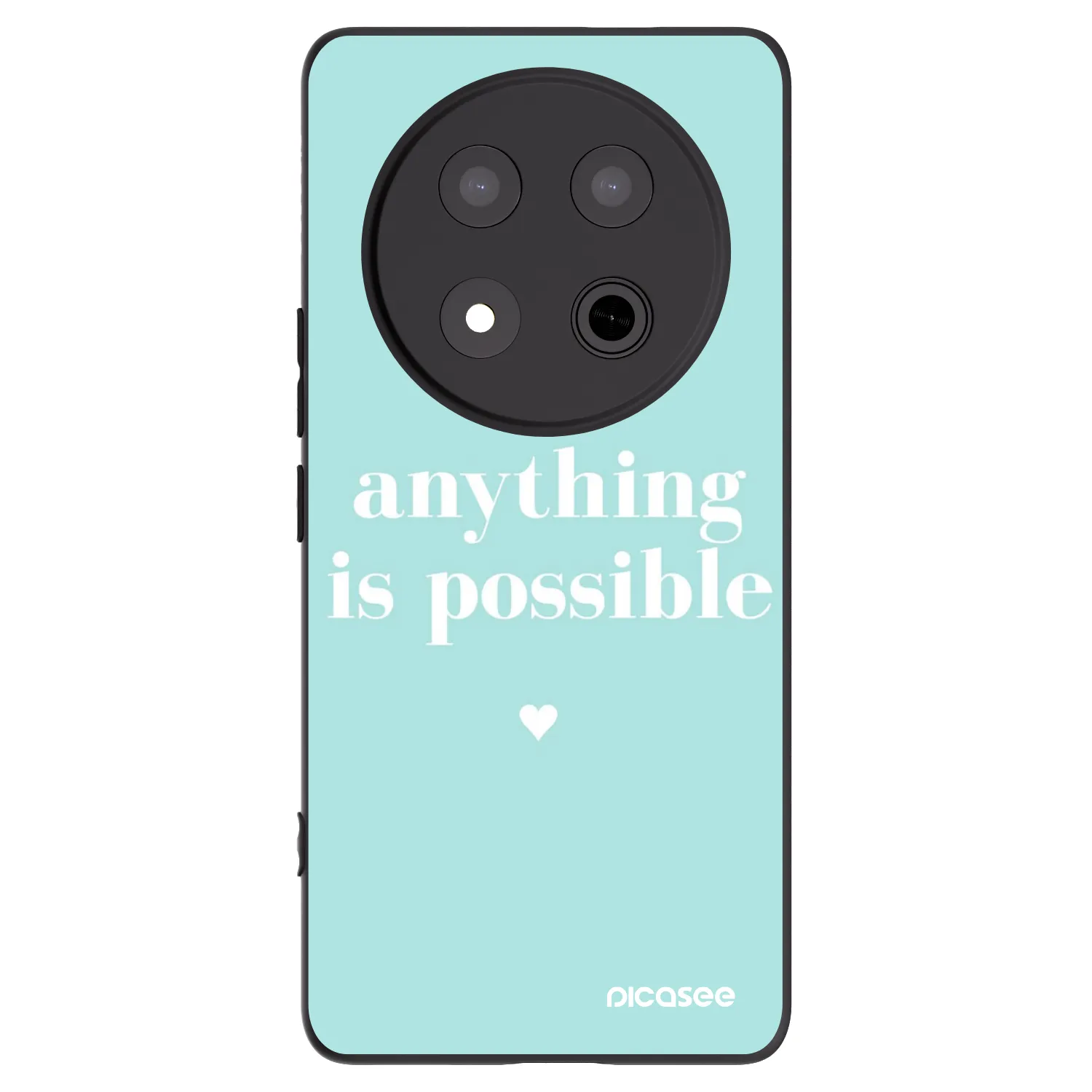 Picasee silikónový čierny obal pre Honor Magic7 Lite 5G - Anything is possible