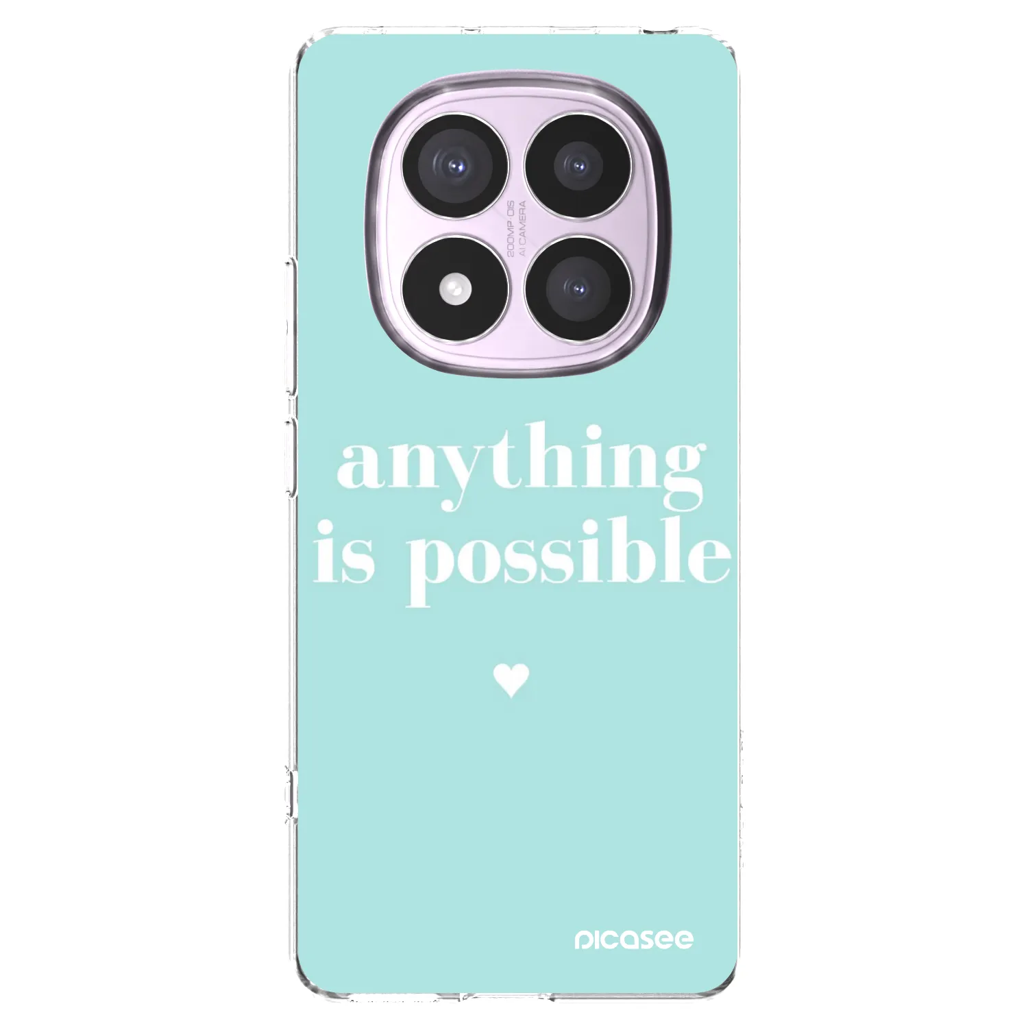 Silikónový prehľadný obal pre Xiaomi Redmi Note 14 Pro 4G - Anything is possible