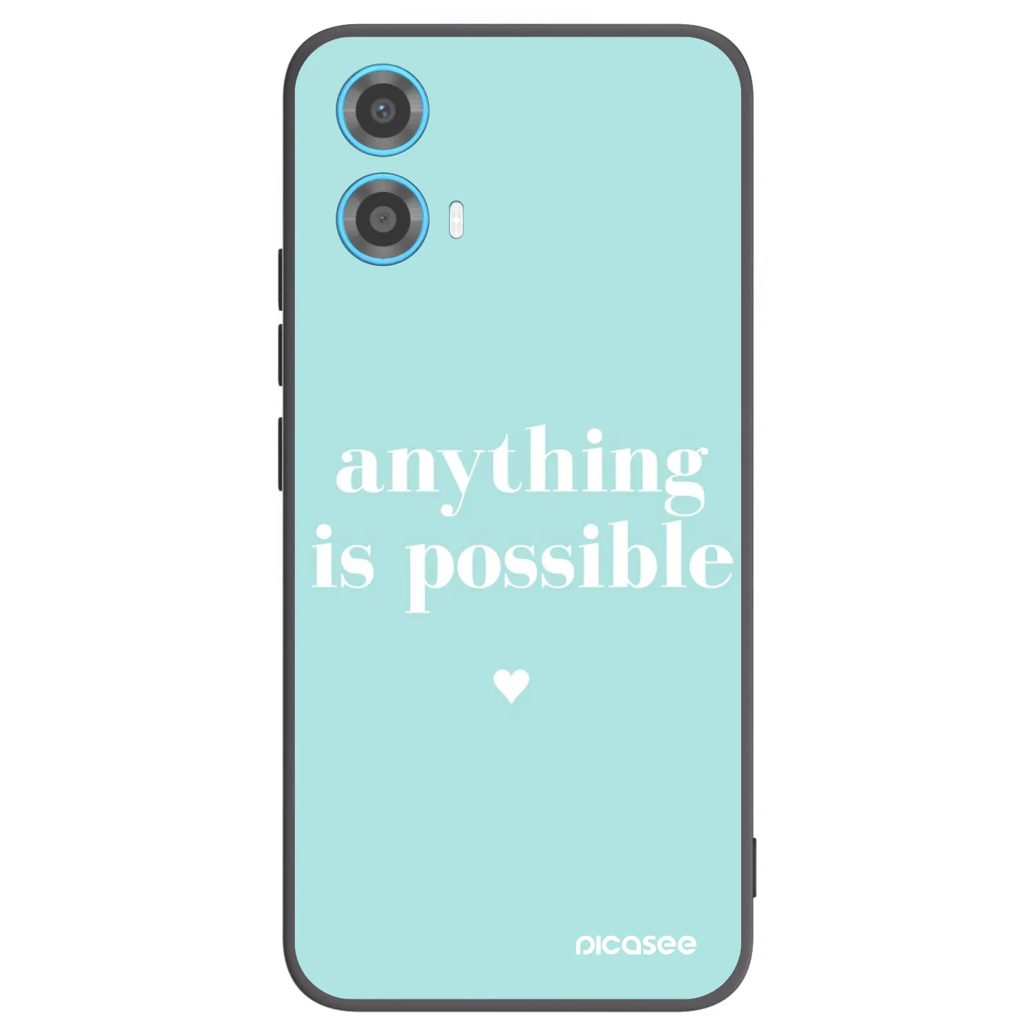 Silikónový čierny obal pre Motorola Moto G34 5G - Anything is possible