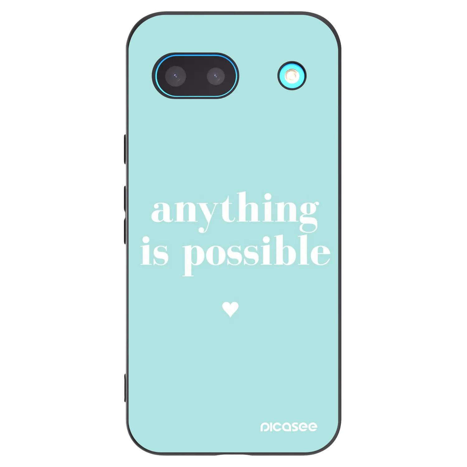 Silikónový čierny obal pre Google Pixel 8 - Anything is possible