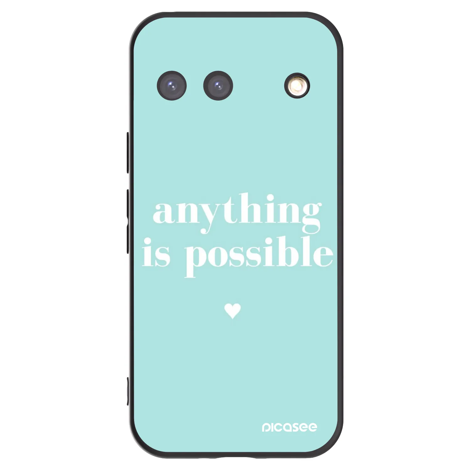 Silikónový čierny obal pre Google Pixel 9 - Anything is possible