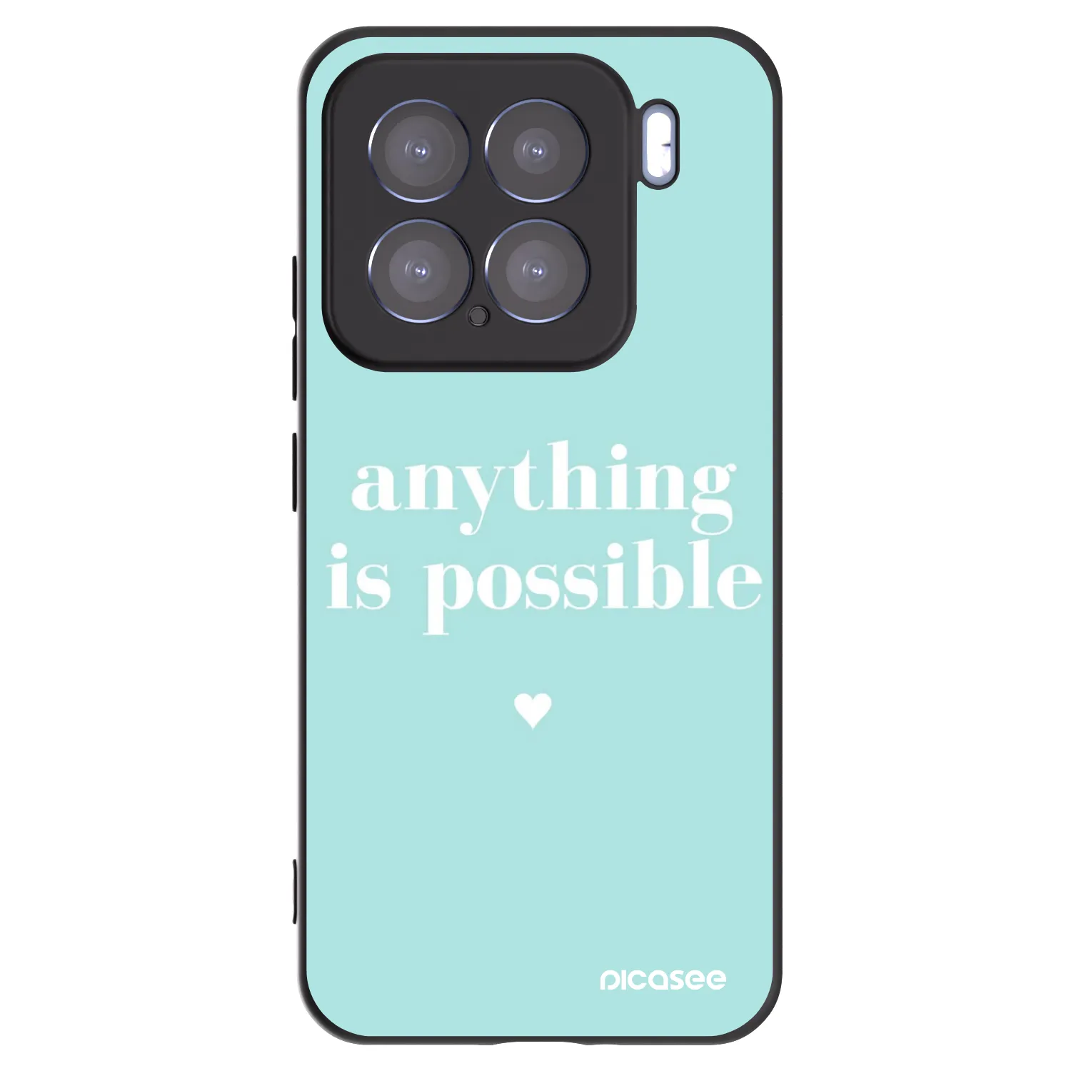 Silikónový čierny obal pre Xiaomi 15 - Anything is possible