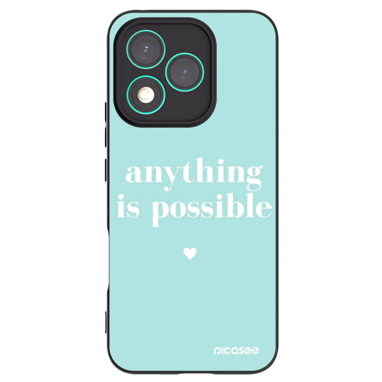 Silikónový čierny obal pre Honor 400 Lite 5G - Anything is possible
