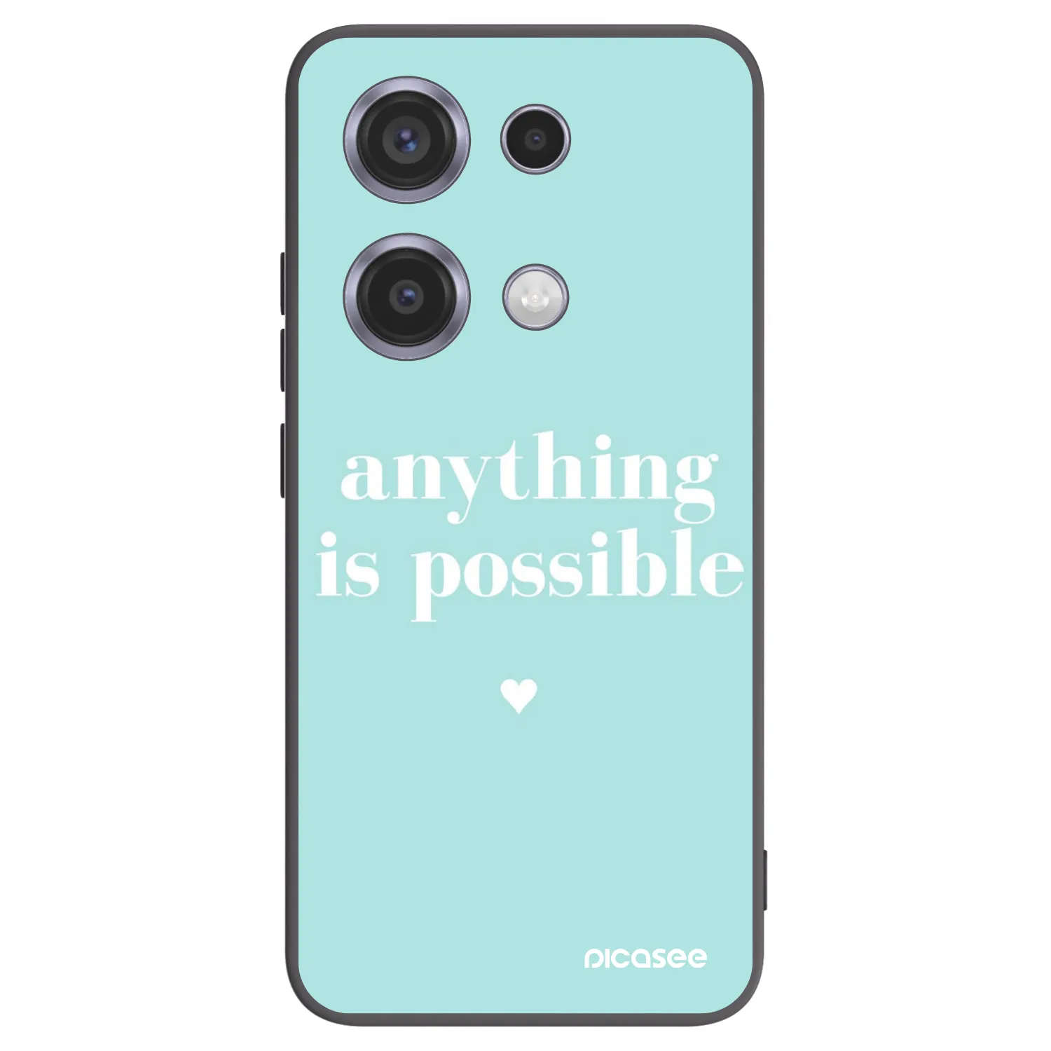 Silikónový čierny obal pre Xiaomi Redmi Note 14S - Anything is possible