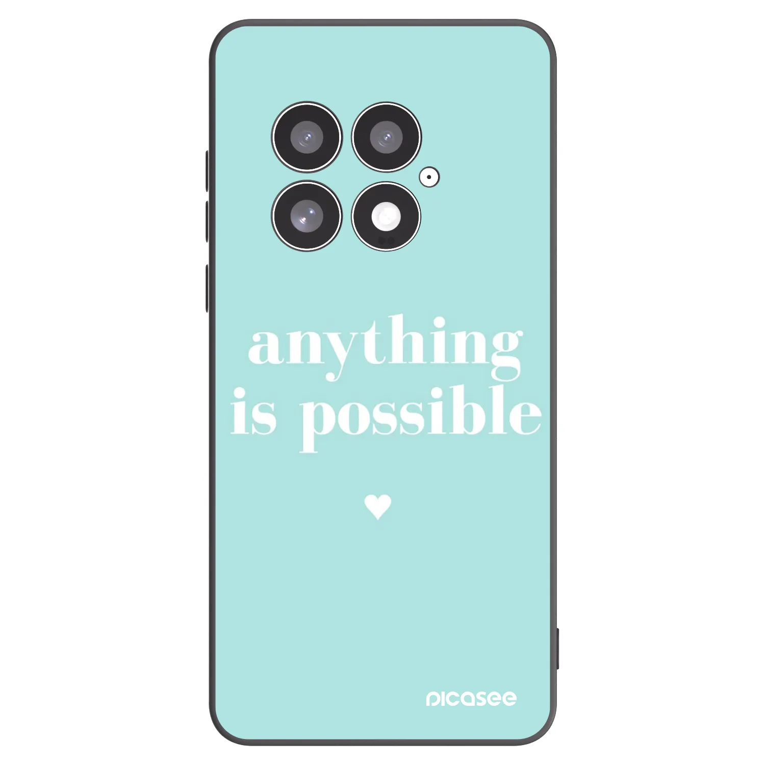 Picasee silikónový čierny obal pre OnePlus 13 5G - Anything is possible