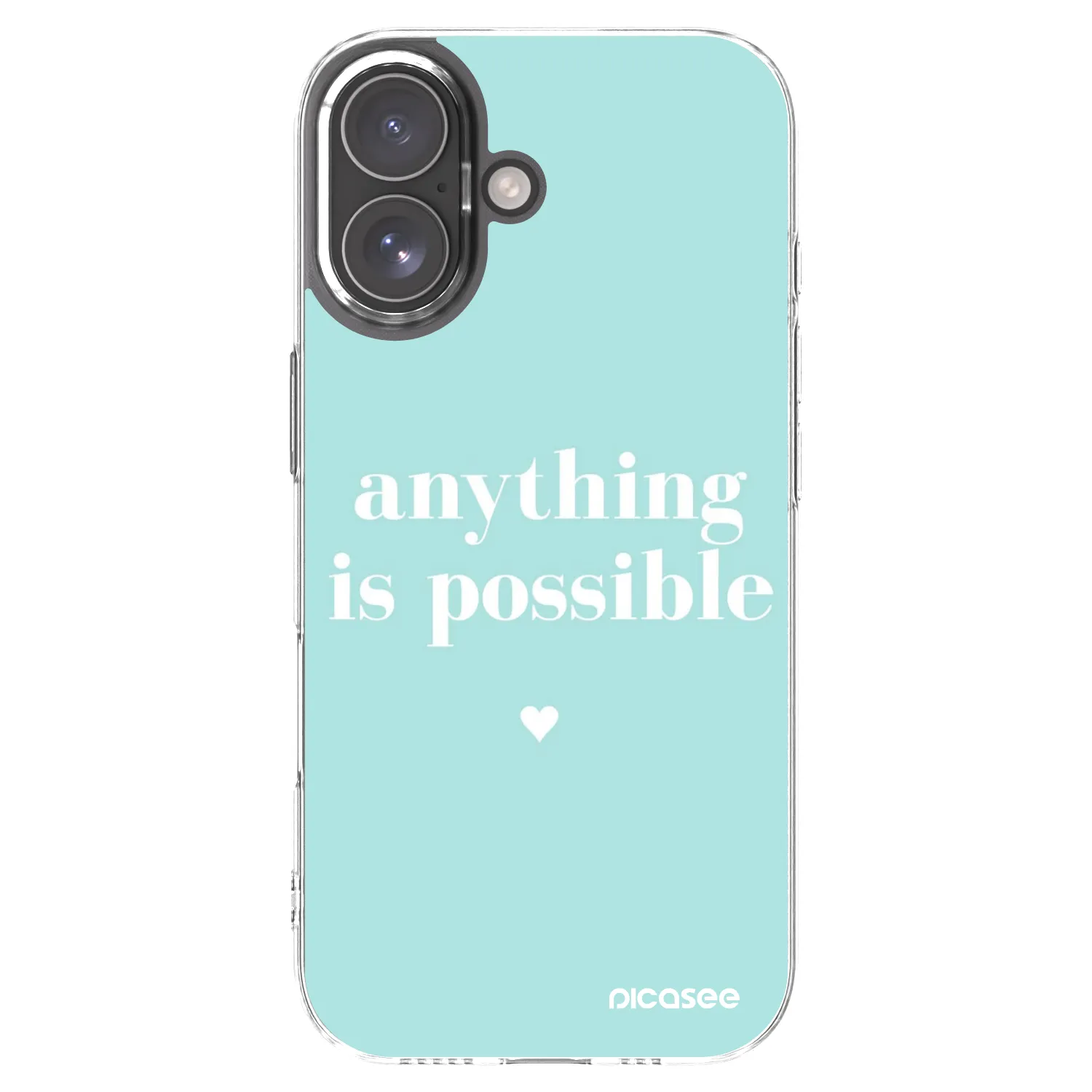 Picasee silikónový prehľadný obal pre Apple iPhone 17 - Anything is possible