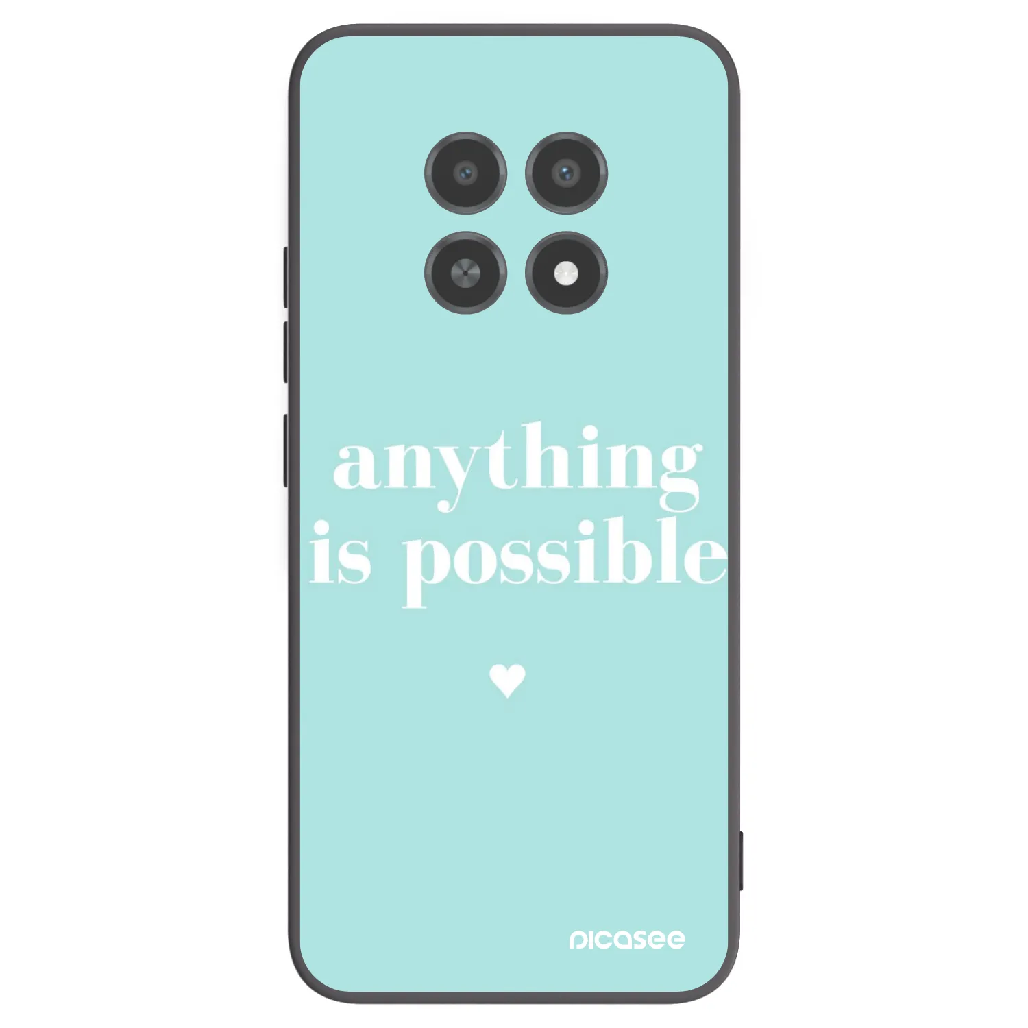 Picasee silikónový čierny obal pre Realme 12X - Anything is possible
