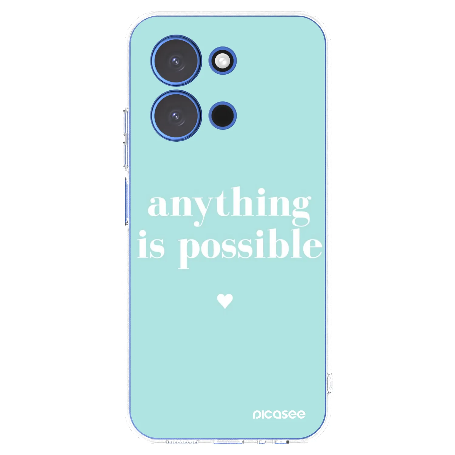 Silikónový prehľadný obal pre Xiaomi Redmi 15C 4G - Anything is possible