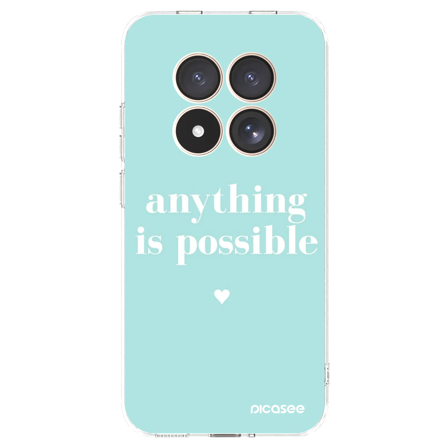 Picasee silikónový prehľadný obal pre Xiaomi Redmi Note 15 Pro 4G - Anything is possible