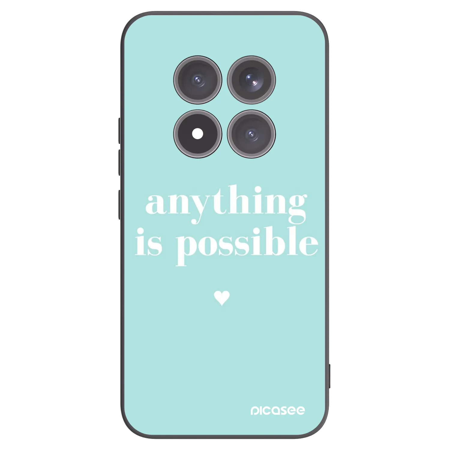 Silikónový čierny obal pre Xiaomi Redmi Note 15 Pro+ - Anything is possible