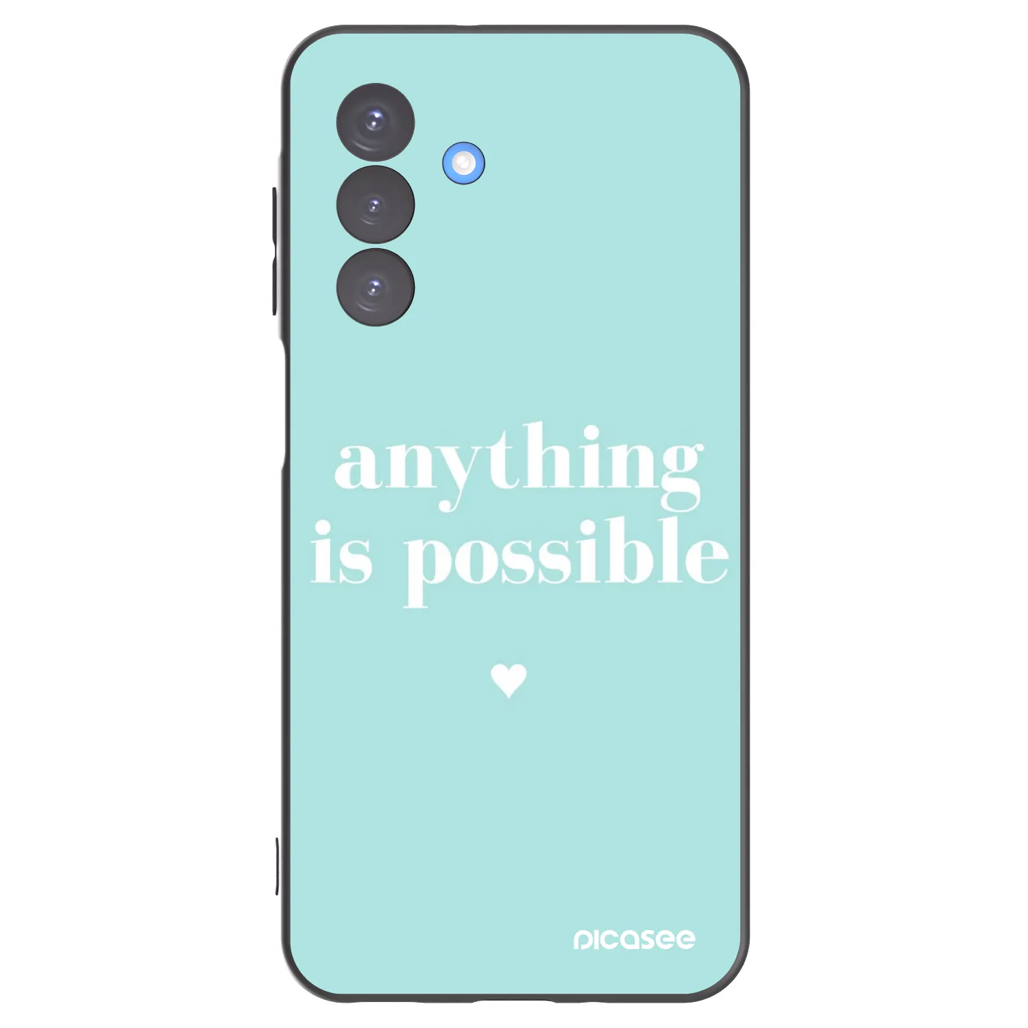 Picasee silikónový čierny obal pre Samsung Galaxy A17 5G - Anything is possible