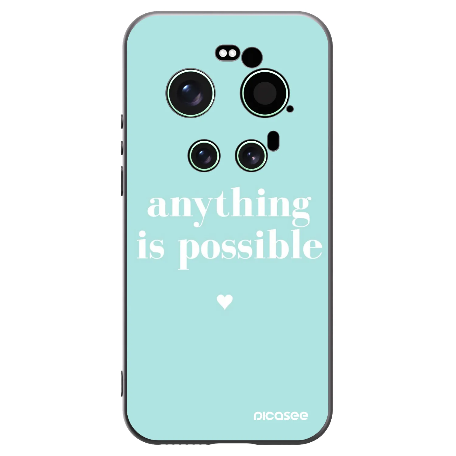Silikónový čierny obal pre Xiaomi 17 Ultra - Anything is possible