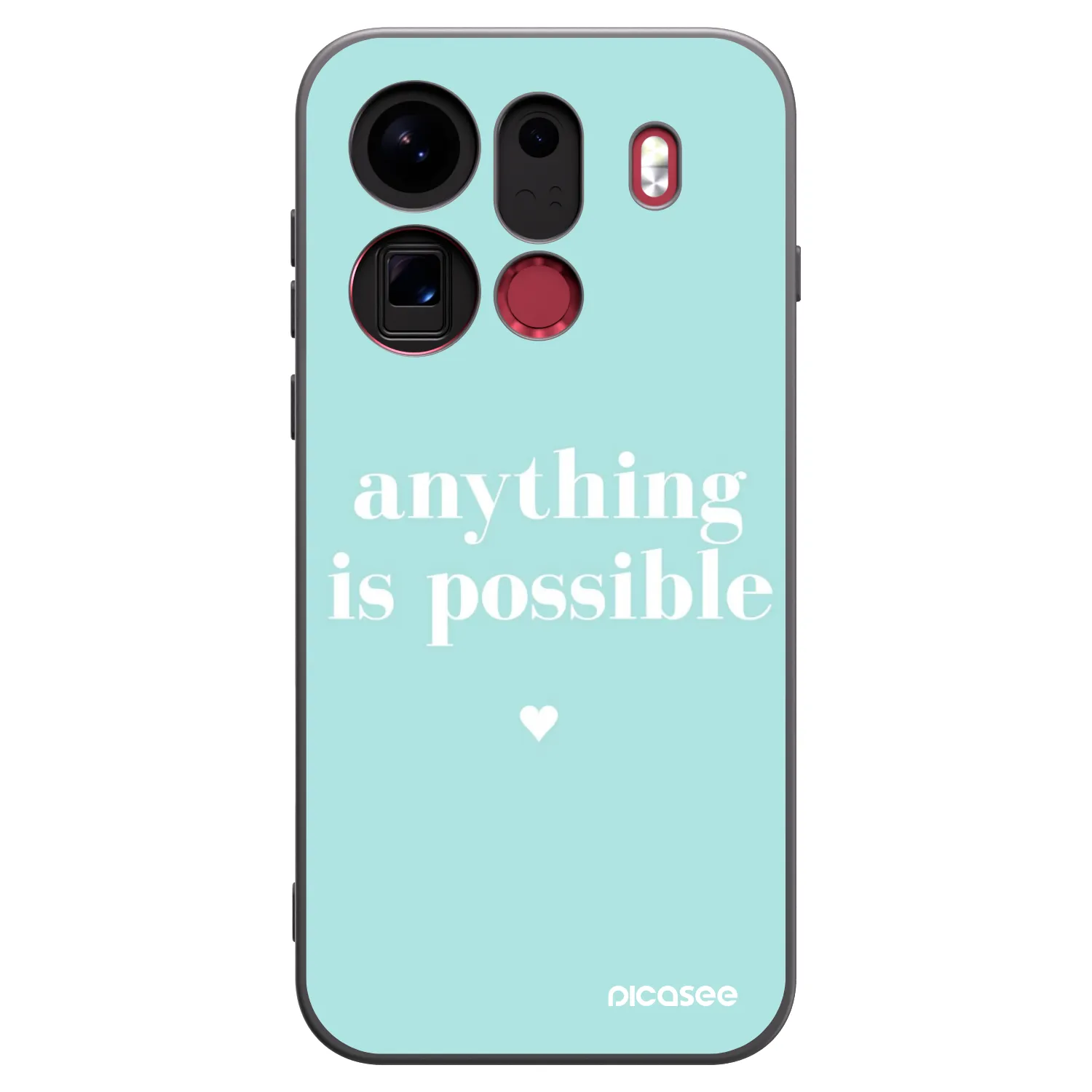 Picasee silikónový čierny obal pre OPPO Find X9 Pro - Anything is possible
