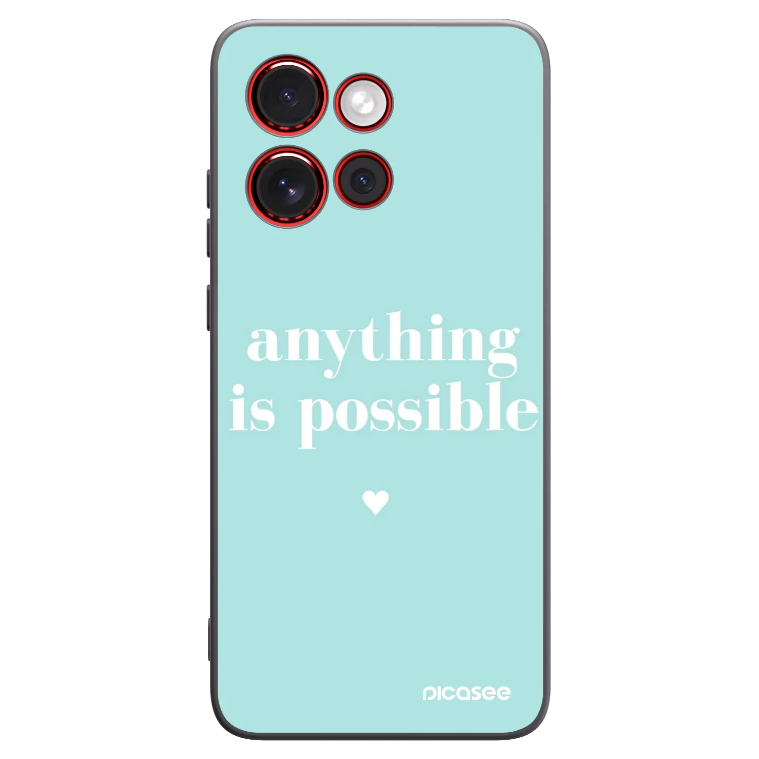 Picasee silikónový čierny obal pre Motorola Edge 60 Neo 5G - Anything is possible