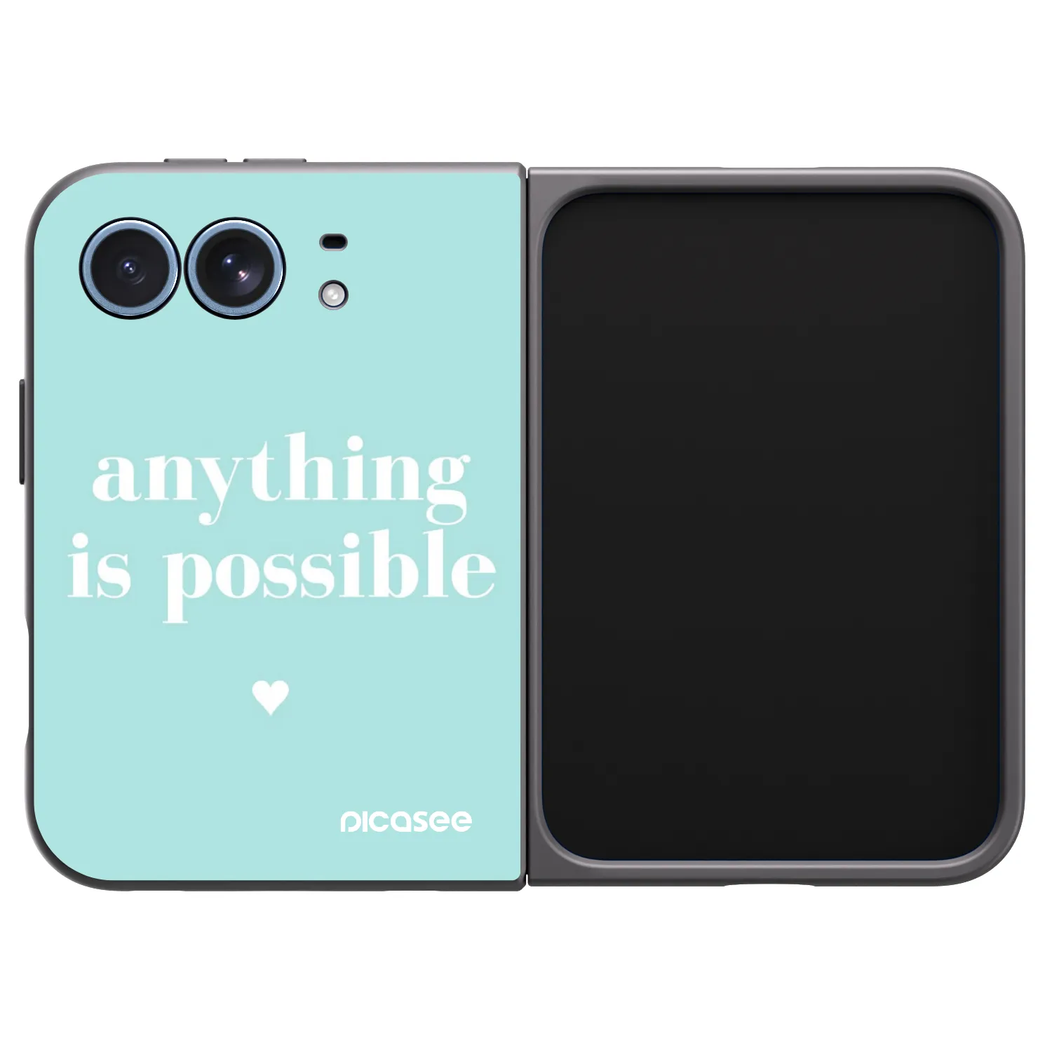 Picasee silikónový čierny obal pre Apple iPhone Ultra - Anything is possible