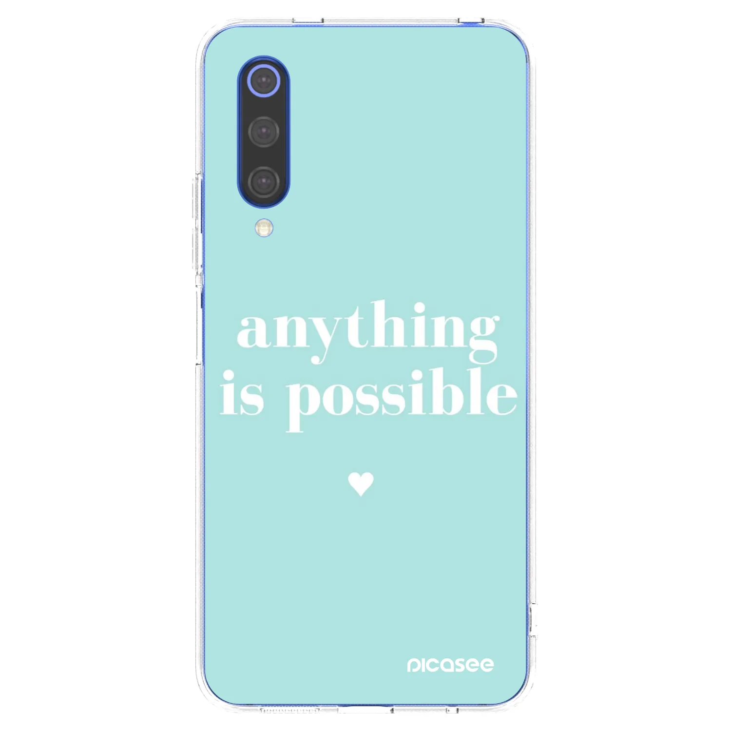 Silikónový prehľadný obal pre Xiaomi Mi 9 SE - Anything is possible