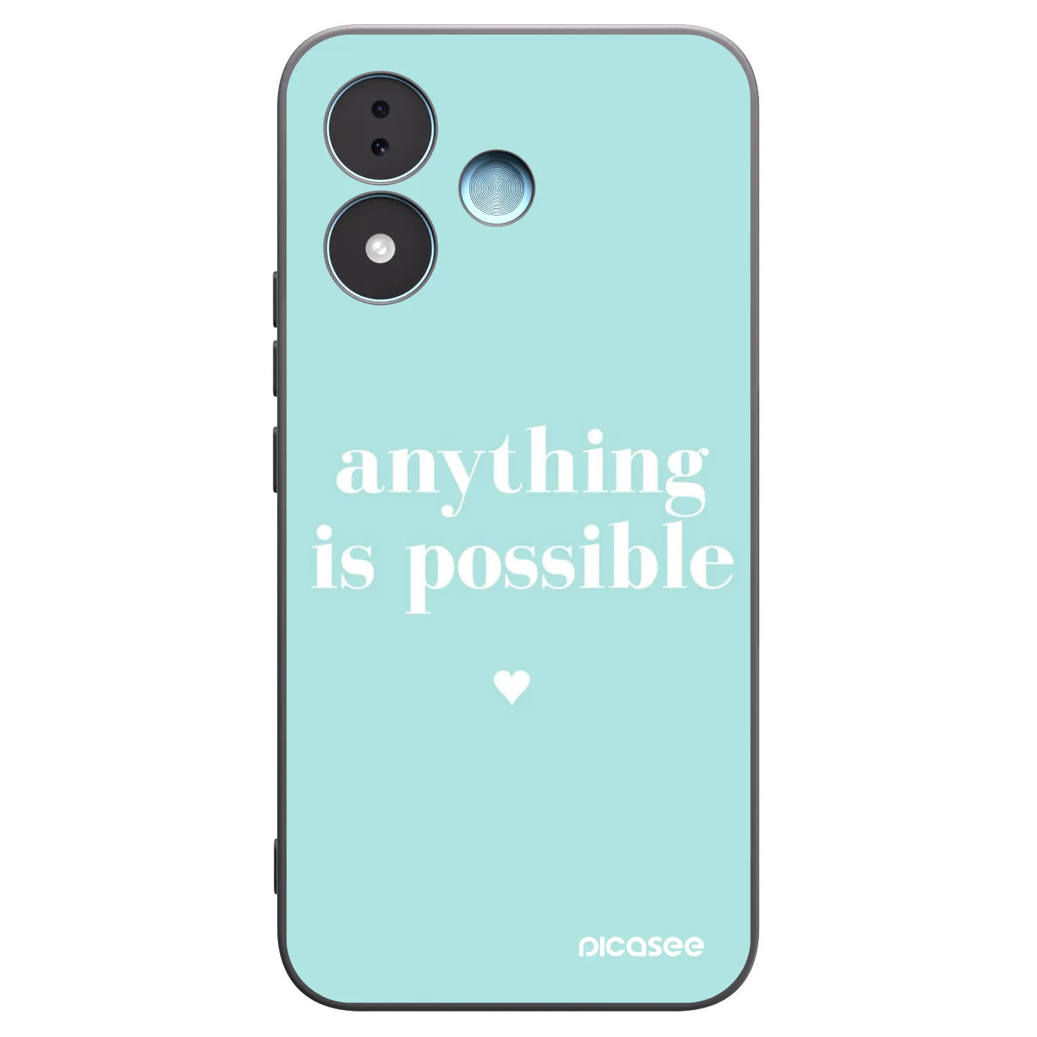 Picasee silikónový čierny obal pre Xiaomi Redmi Note 17 5G - Anything is possible
