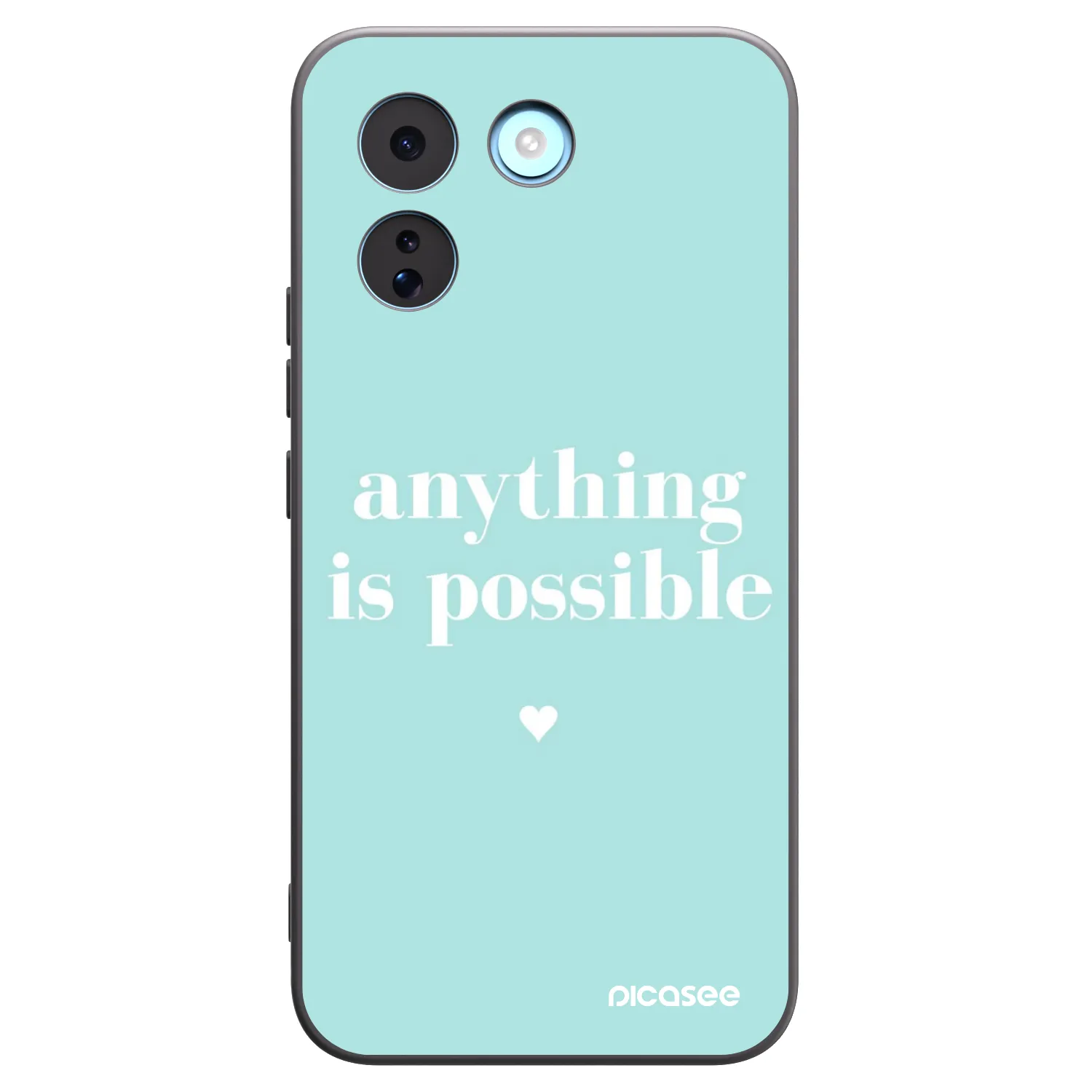 Picasee silikónový čierny obal pre Xiaomi Redmi Note 17 Pro MAX 5G - Anything is possible