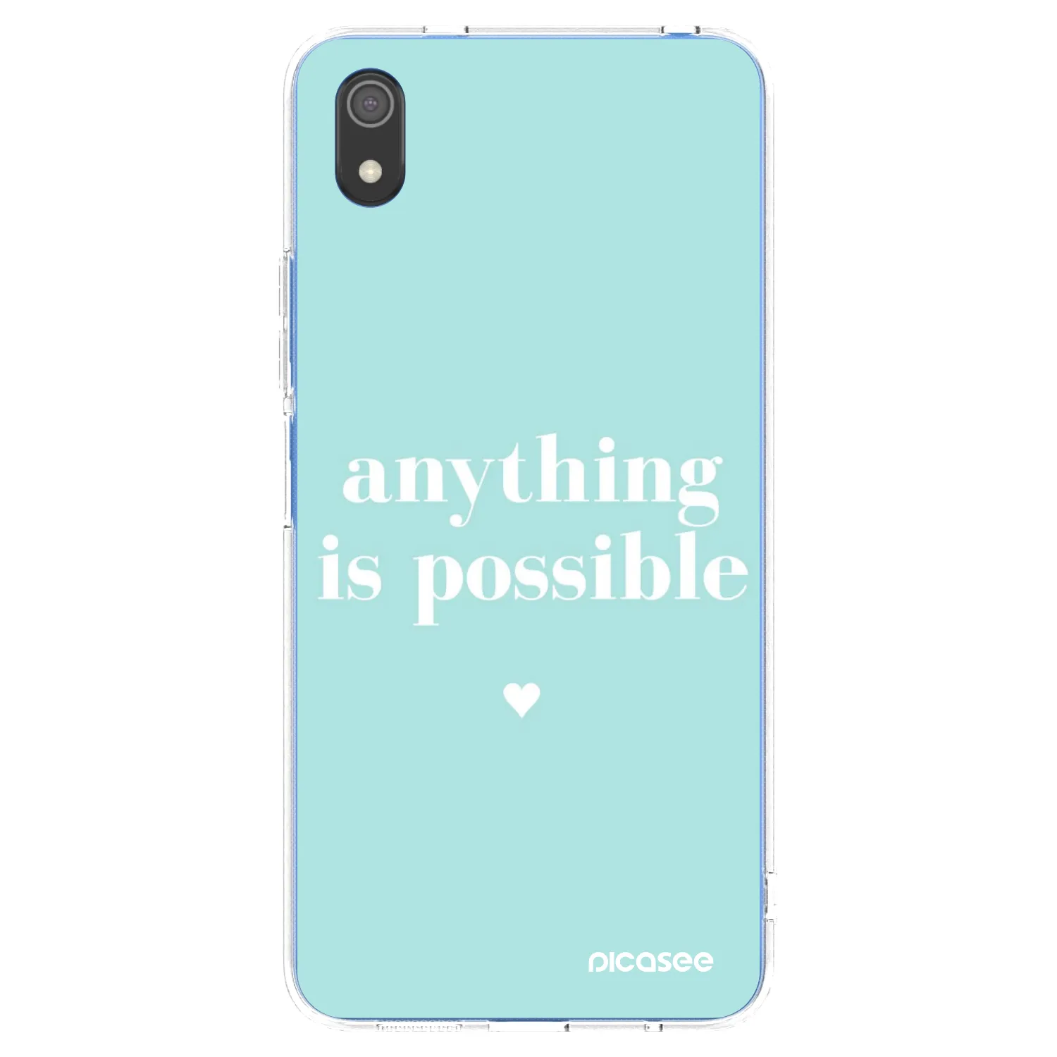 Silikónový prehľadný obal pre Xiaomi Redmi 7A - Anything is possible