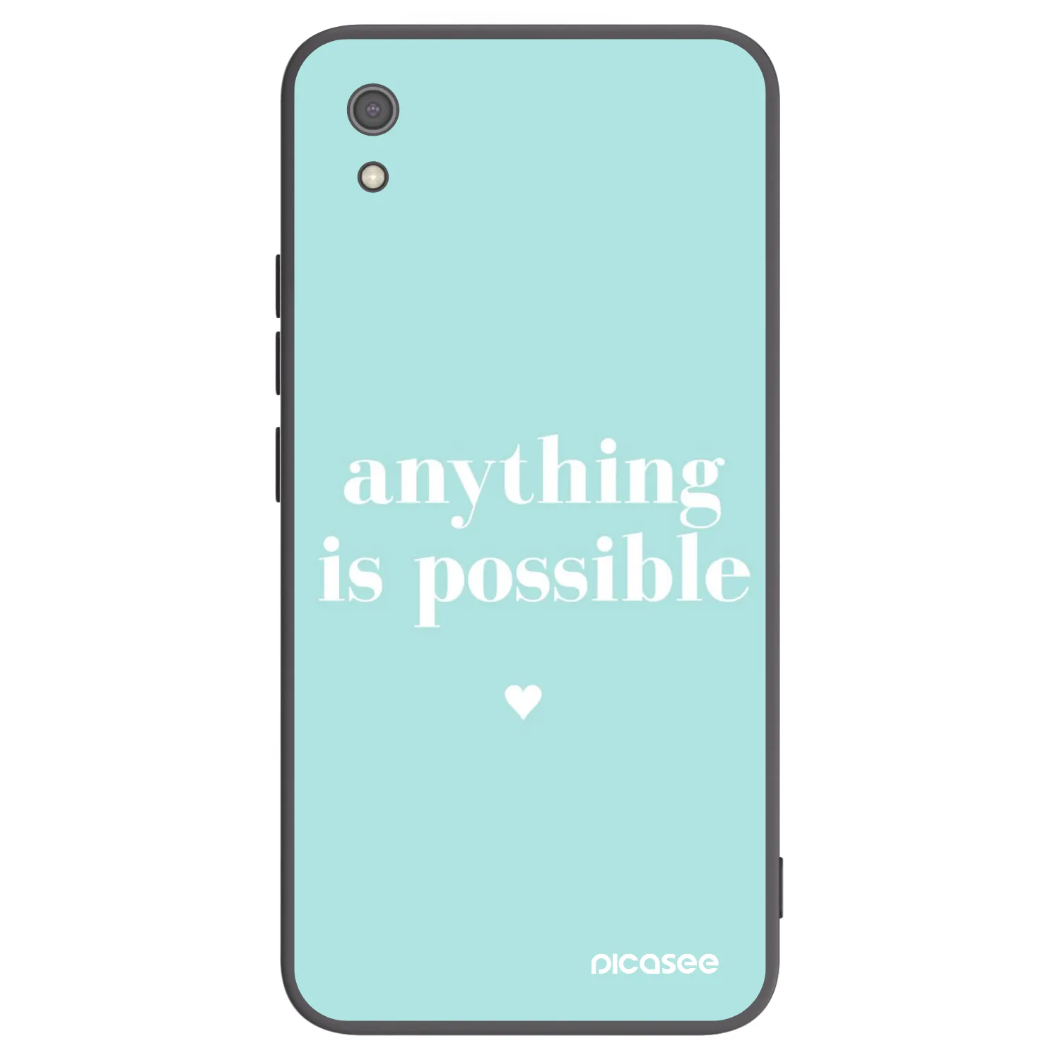 Picasee silikónový čierny obal pre Xiaomi Redmi 7A - Anything is possible